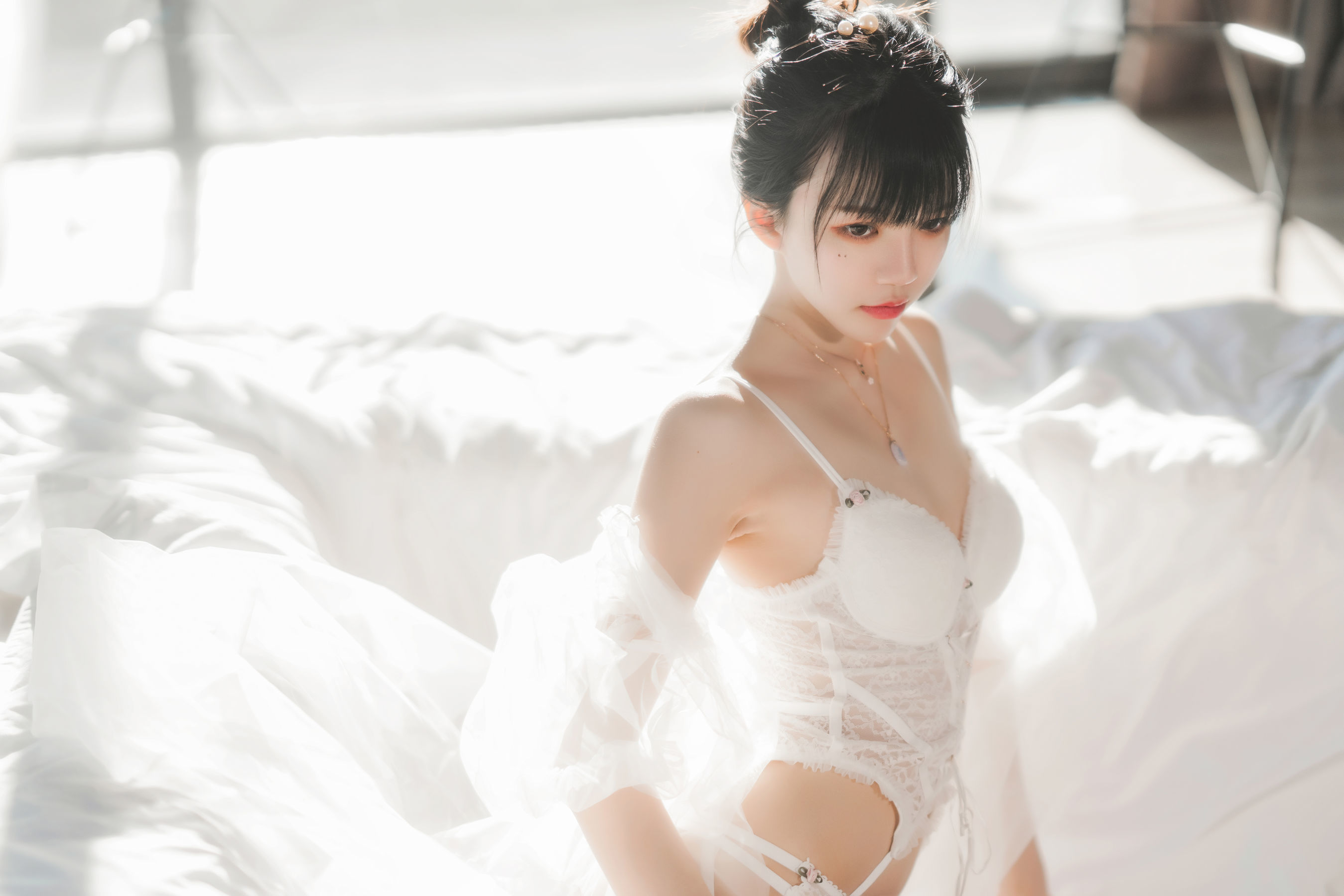 COS Welfare] Cherry Meow - White Yarn Sugar 01