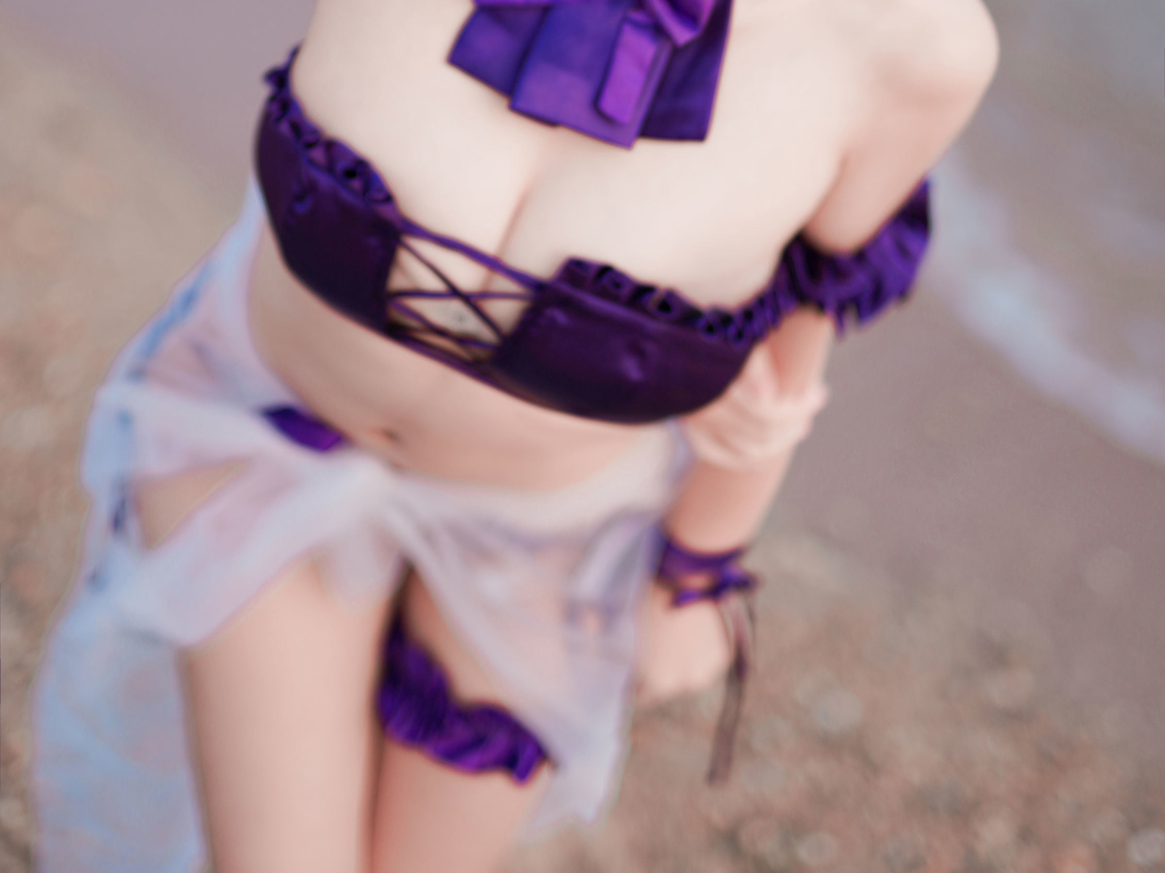 COS Welfare] Cosplay Ri Nai Jiao - Cheshire Cat Swimsuit