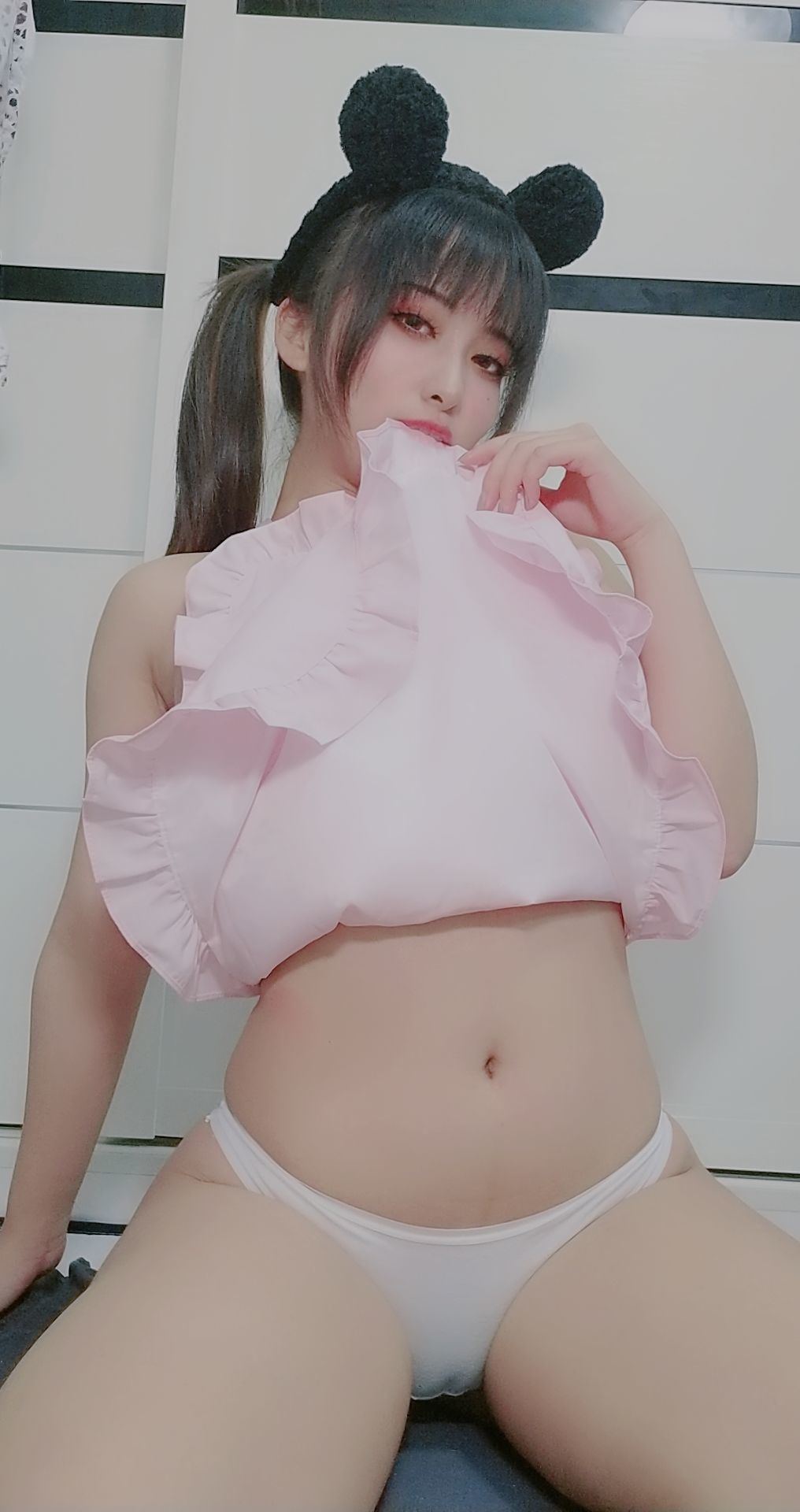 COS 福利] 動漫博主洛璃 belle SAMA - 貓咪圍裙