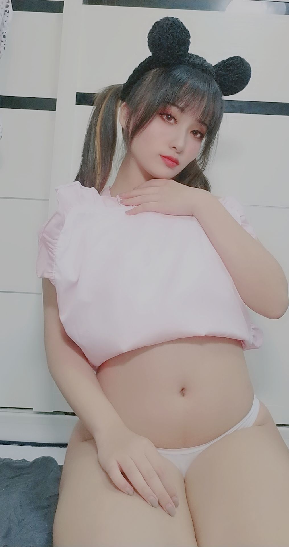 COS 福利] 動漫博主洛璃 belle SAMA - 貓咪圍裙