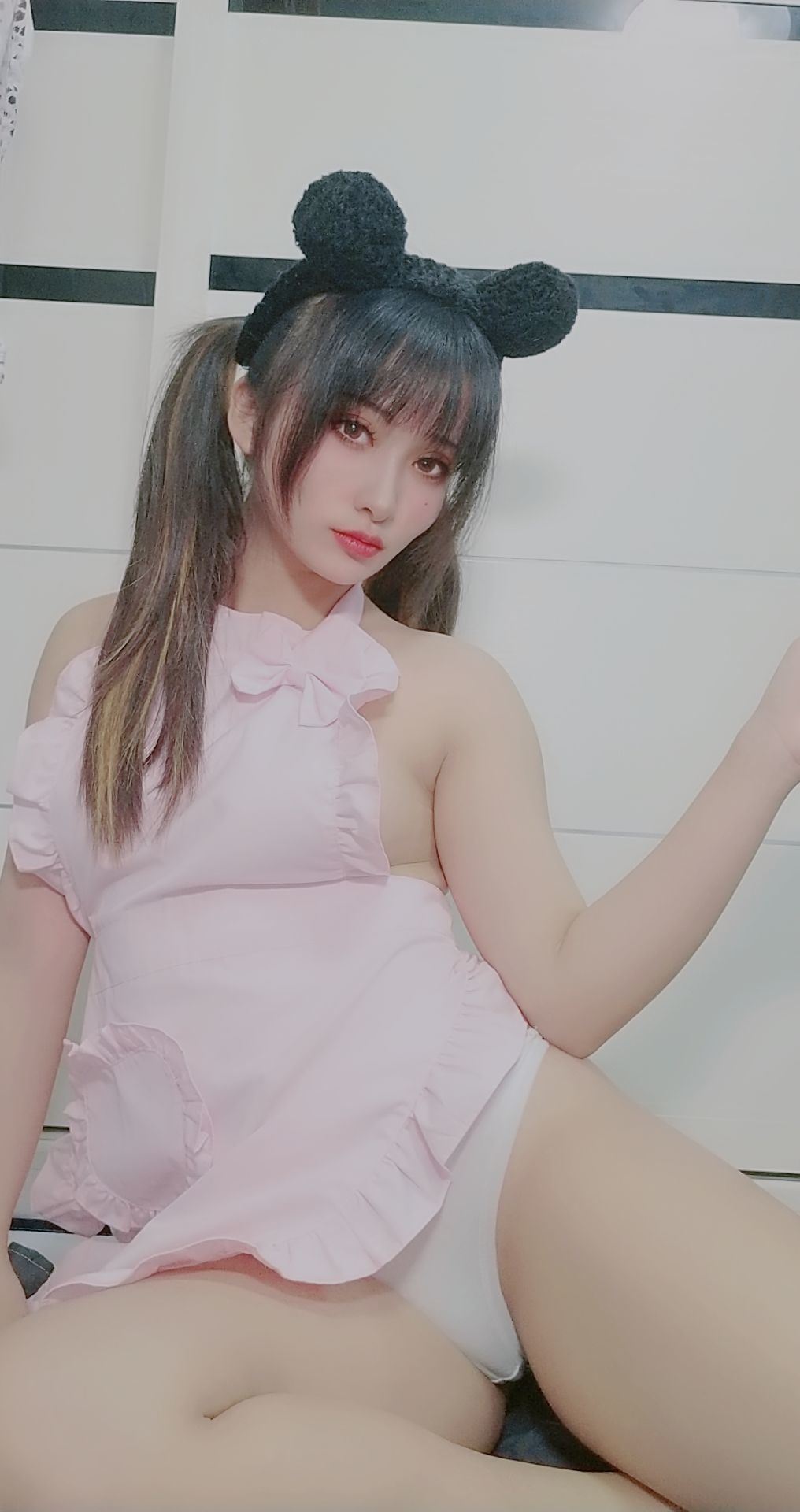 COS 福利] 動漫博主洛璃 belle SAMA - 貓咪圍裙