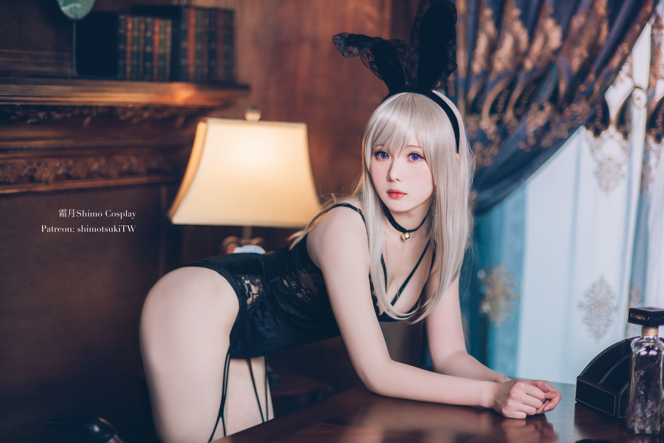 COS Phúc lợi] Weibo cô gái Sương Nguyệt Shimo - Thỏ Đen
