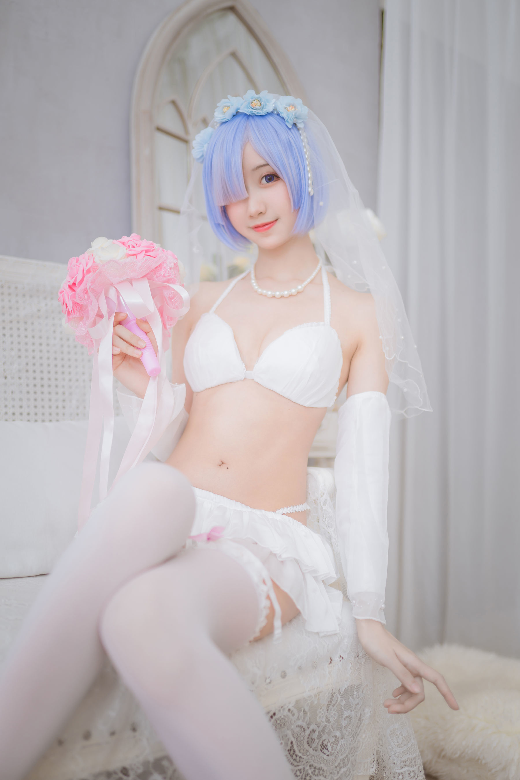 COS ฟู๋ลี่] สาวโมเอะ ไม้เซี่ยนเซี่ยนOwO - เรม ชุดแต่งงาน