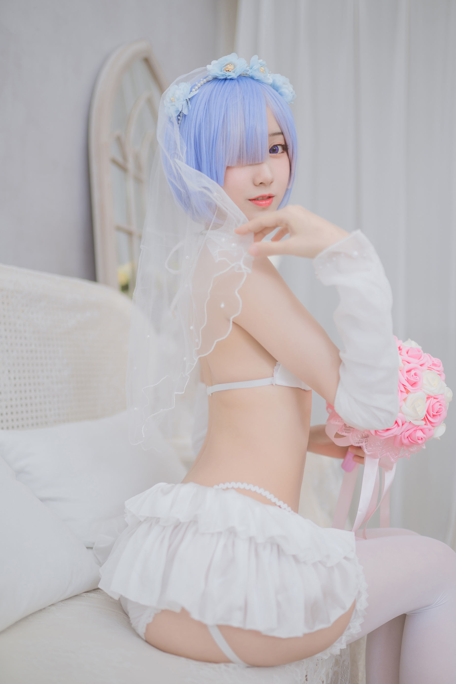 COS ฟู๋ลี่] สาวโมเอะ ไม้เซี่ยนเซี่ยนOwO - เรม ชุดแต่งงาน