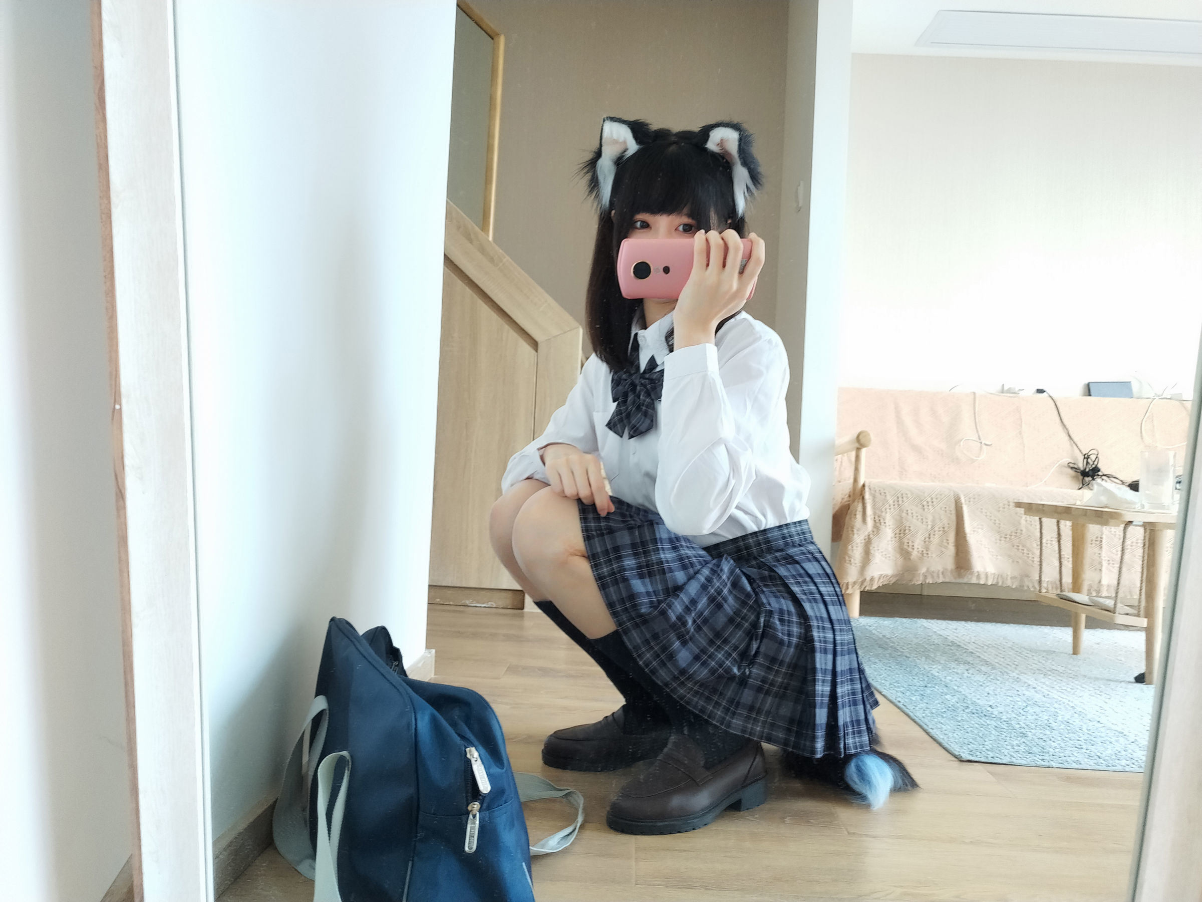 COS福利] 娜吉莎魔物喵[fantia] - 可愛的轉學生