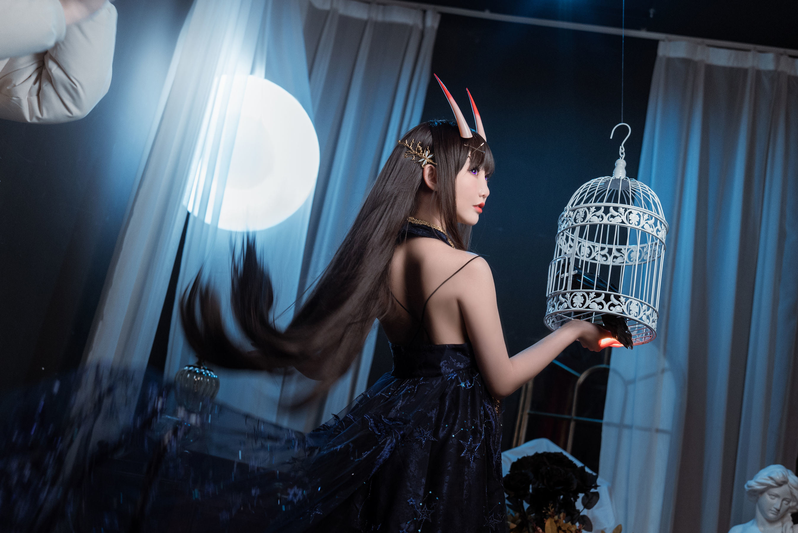 COS Phúc Lợi] Coser dễ thương phổ biến Mian Bing Tiên Nhi - Có thể mang