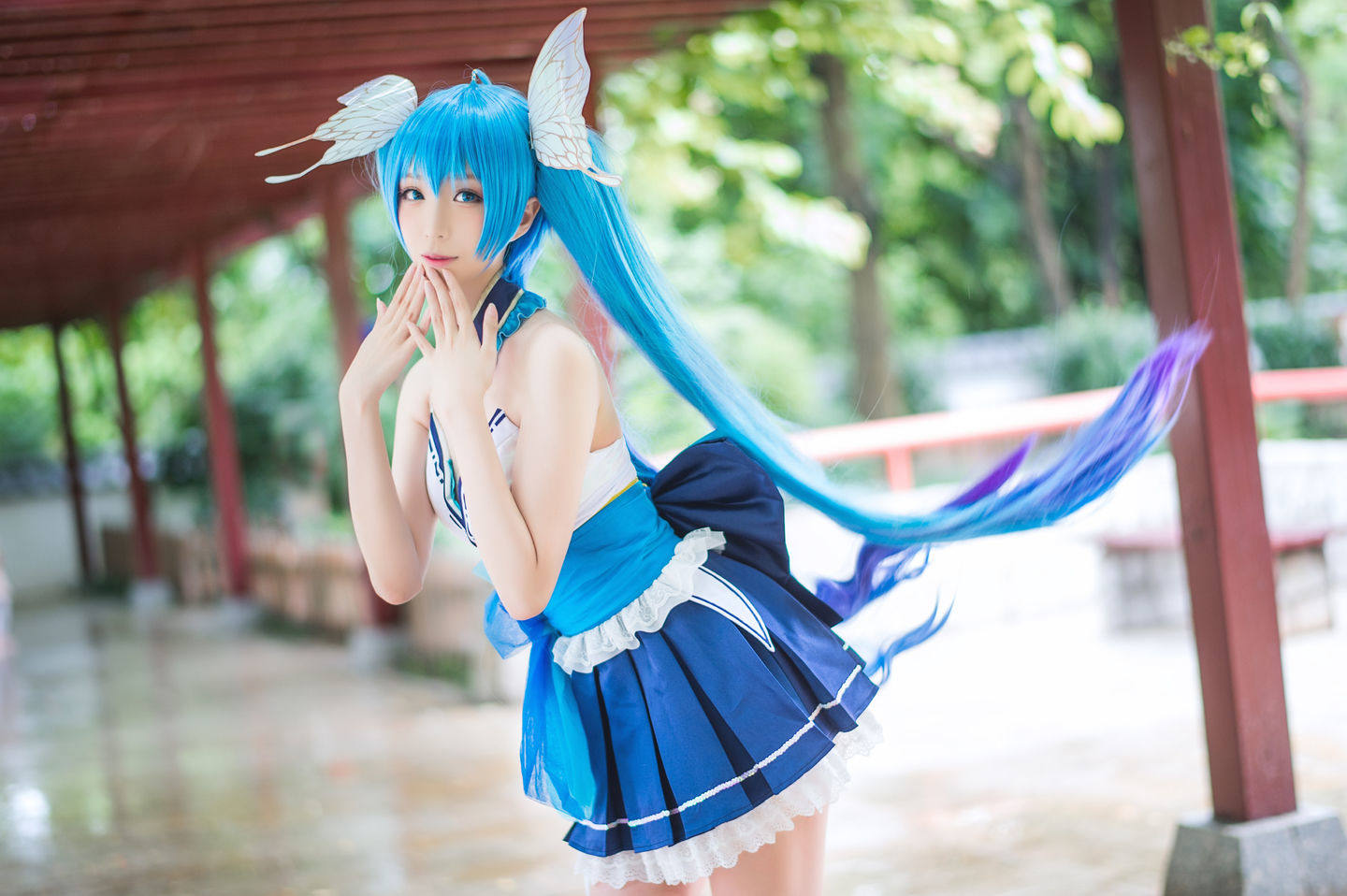 COS福利] 長腿 Coser 青青子Js - 初音未來