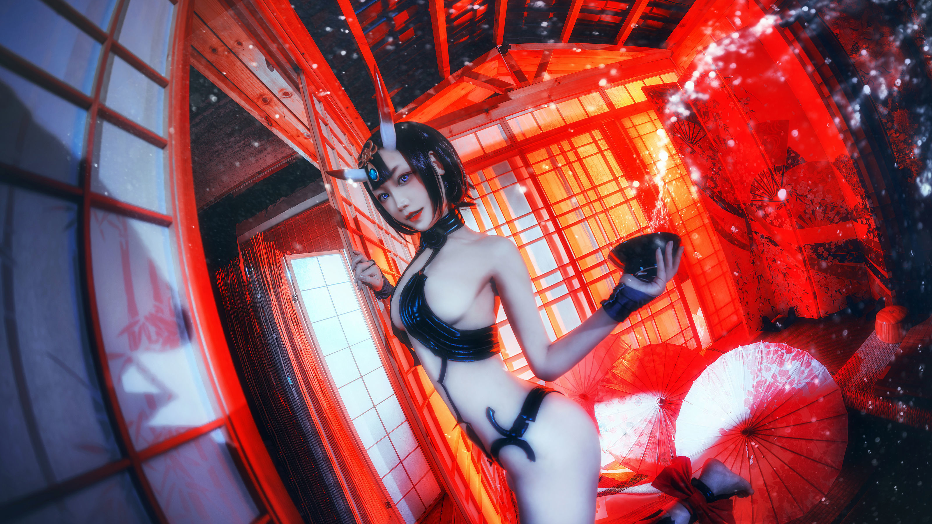 COS福利] COS少女星野咪兔 - 酒吞童子