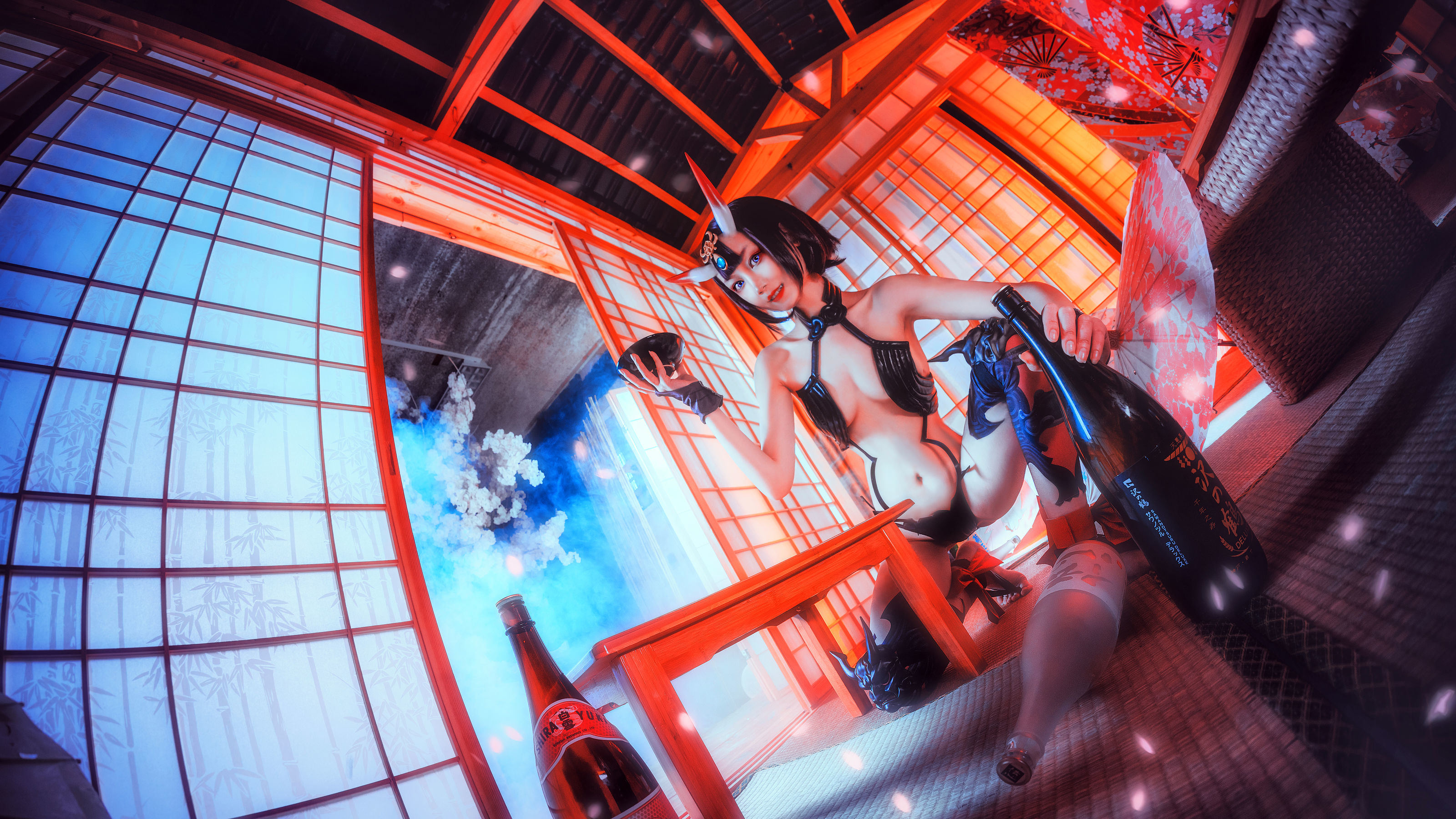 COS福利] COS少女星野咪兔 - 酒吞童子