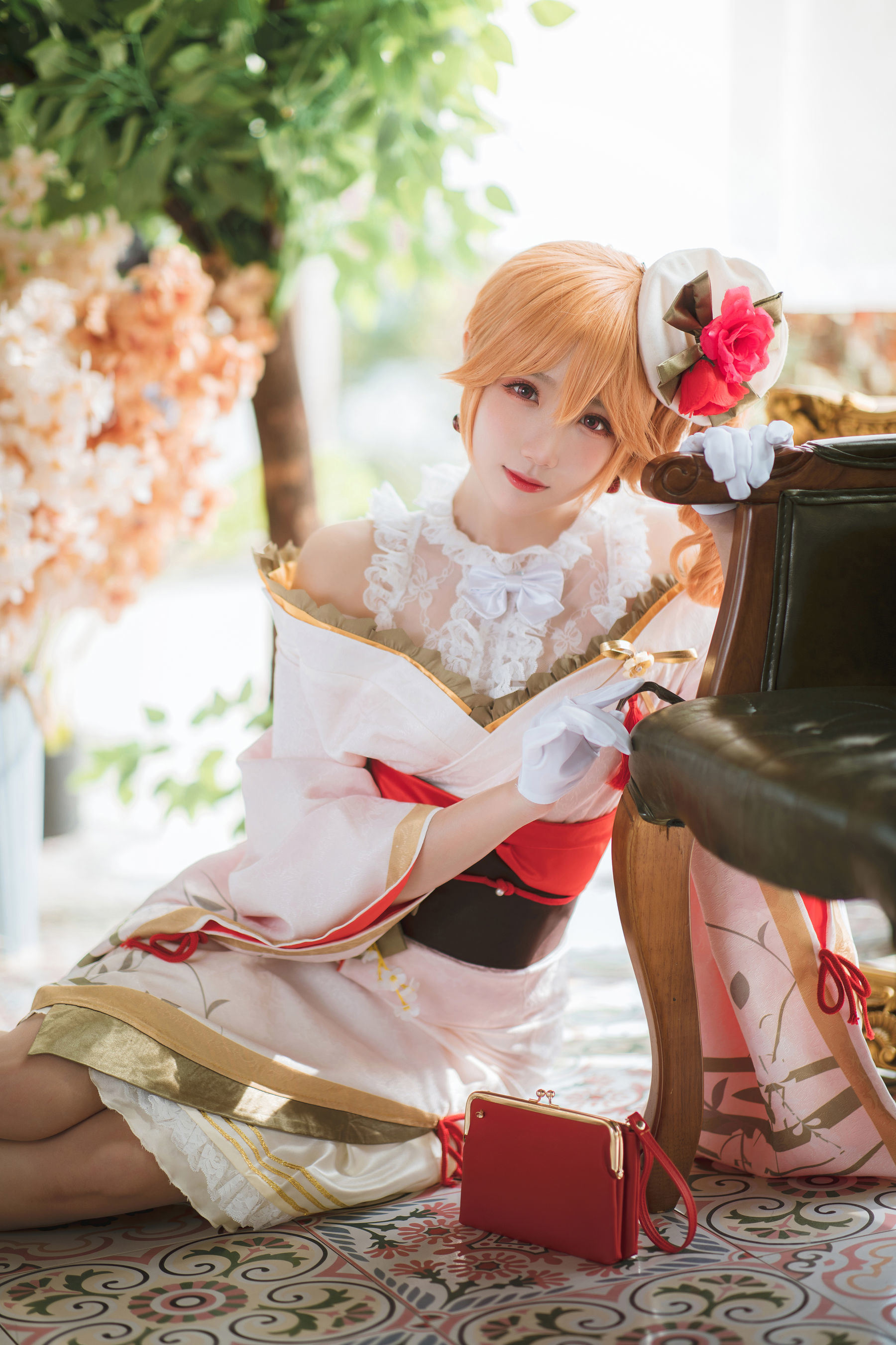 Cosplay Welfare] Cosplayer Guaxi Jiang Welfare - Azur Lane Richelieu Kimono