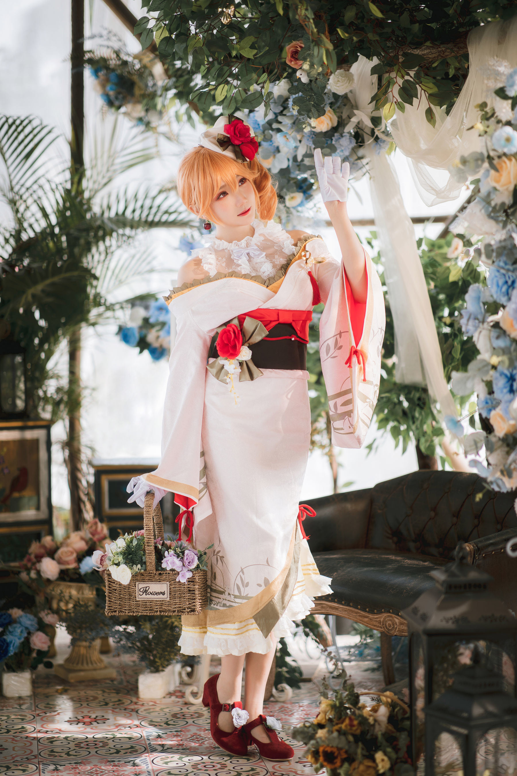 Cosplay Welfare] Cosplayer Guaxi Jiang Welfare - Azur Lane Richelieu Kimono