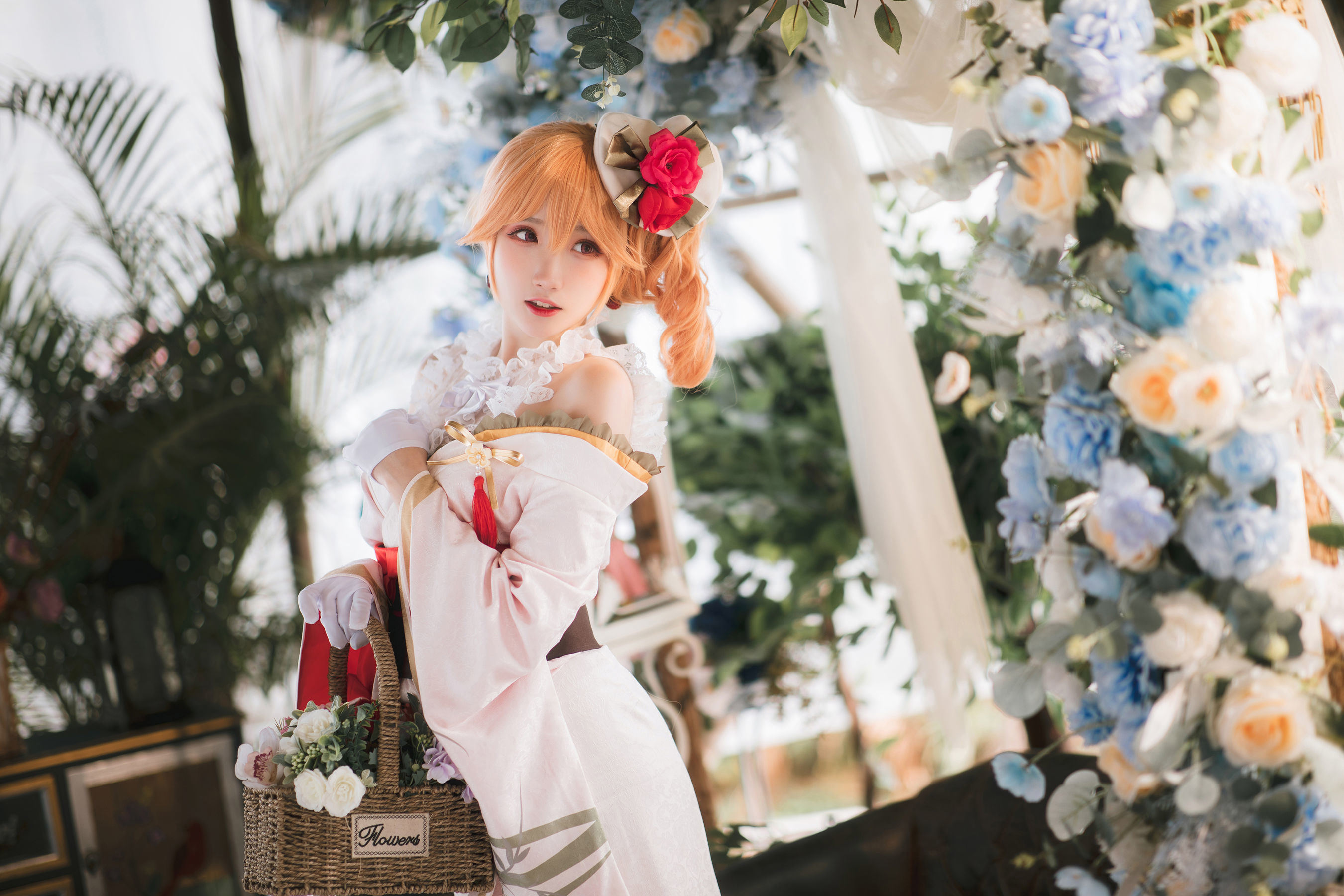 Cosplay Welfare] Cosplayer Guaxi Jiang Welfare - Azur Lane Richelieu Kimono