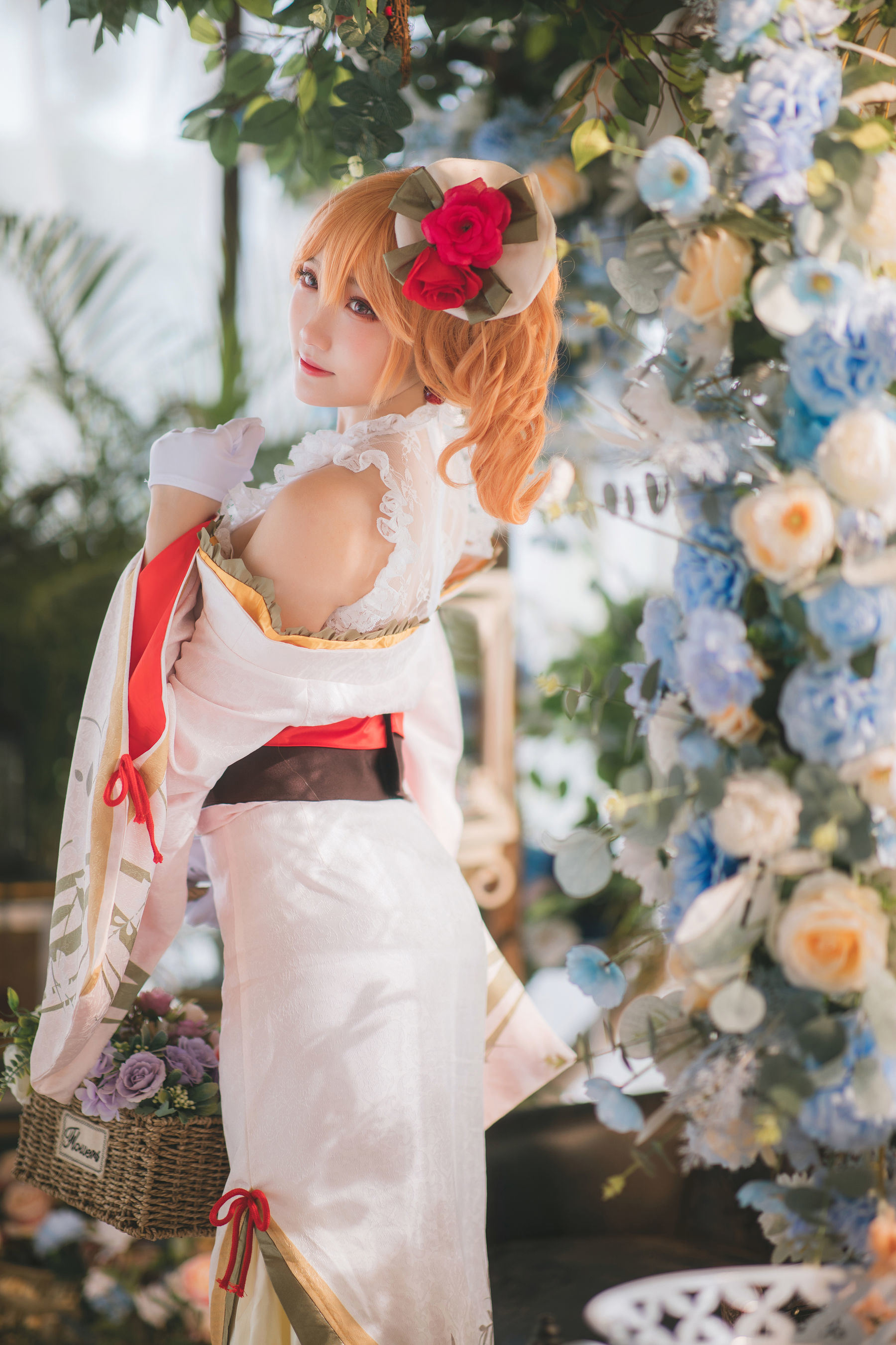 Cosplay Welfare] Cosplayer Guaxi Jiang Welfare - Azur Lane Richelieu Kimono