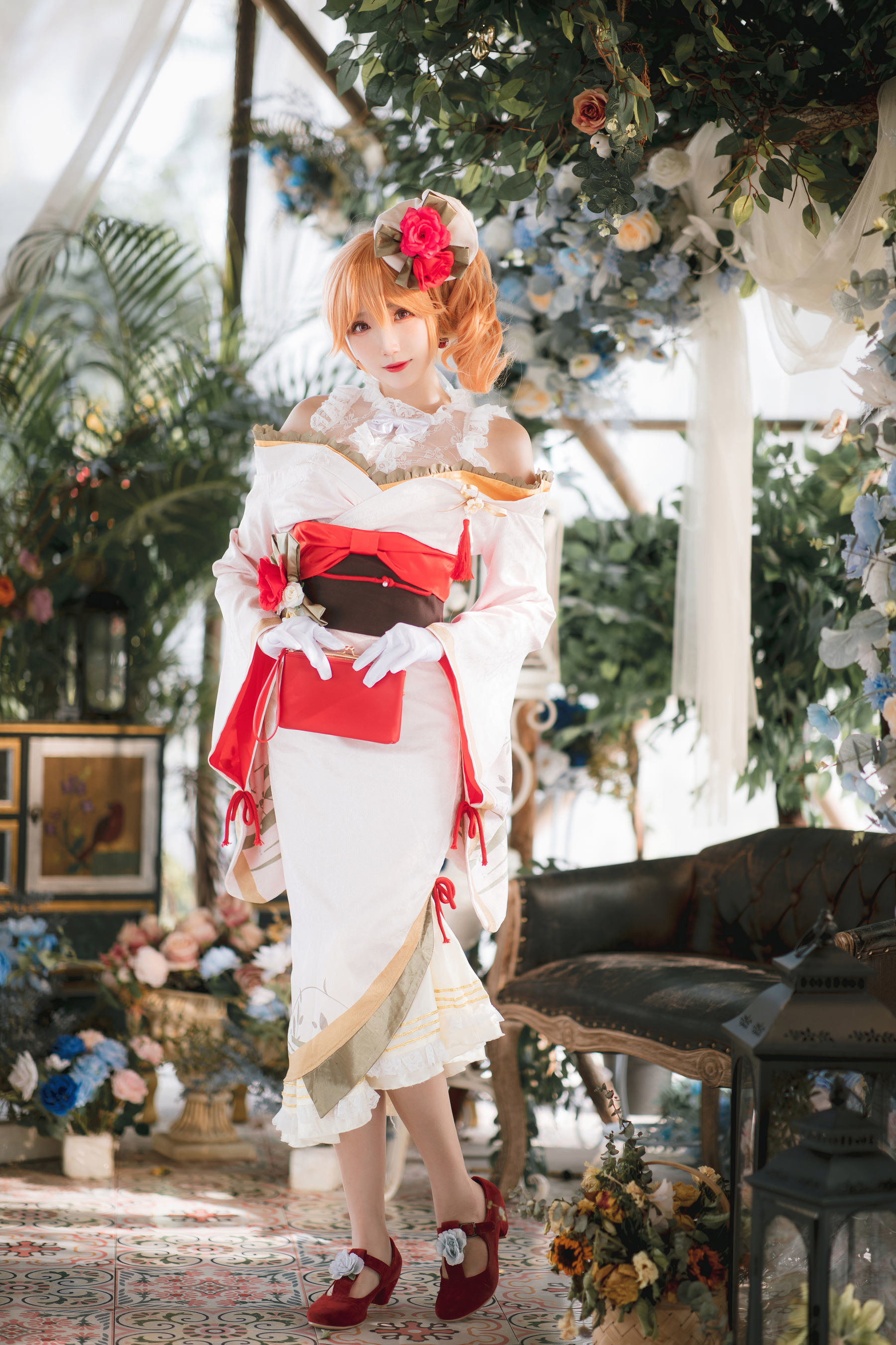 Cosplay Welfare] Cosplayer Guaxi Jiang Welfare - Azur Lane Richelieu Kimono