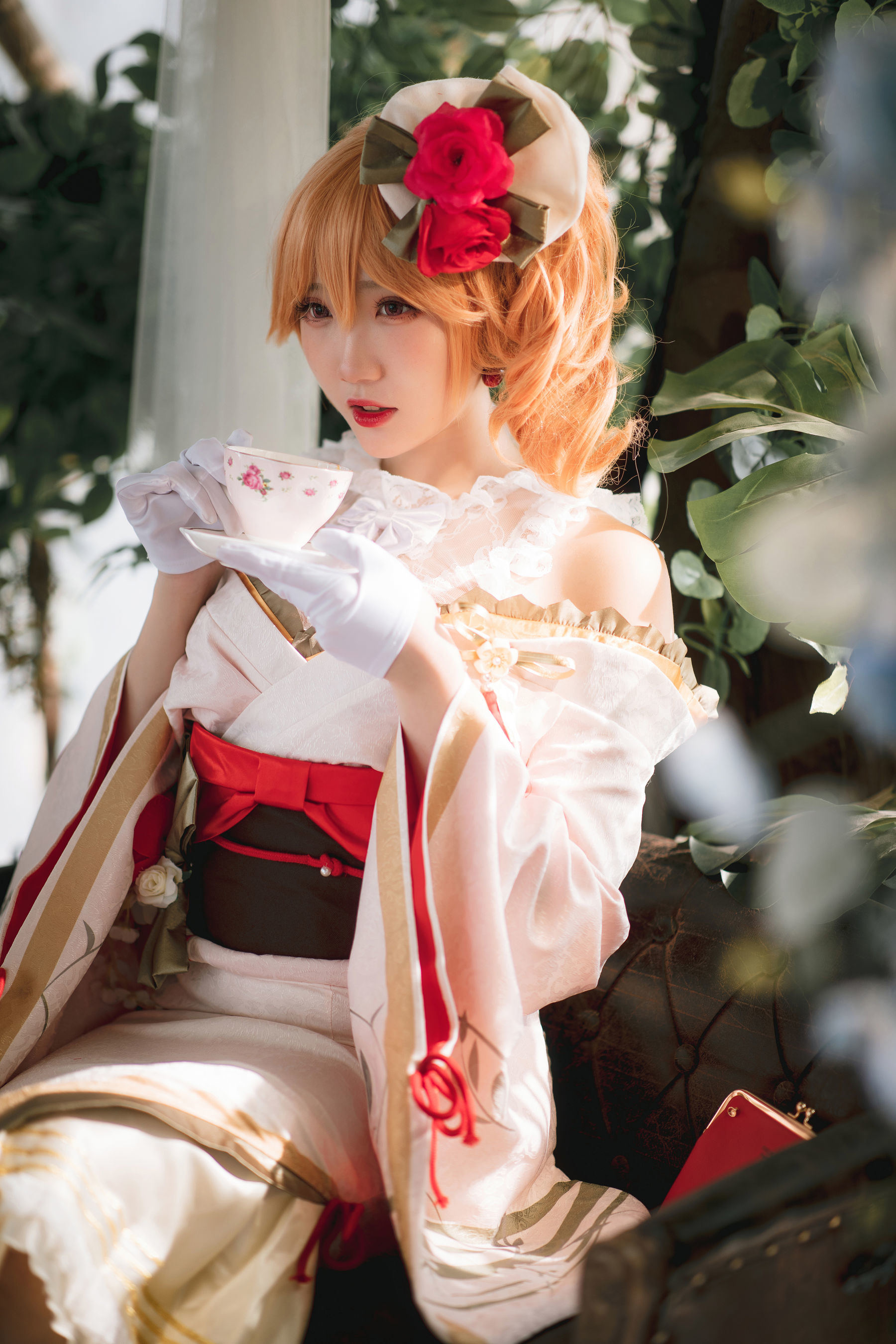 Cosplay Welfare] Cosplayer Guaxi Jiang Welfare - Azur Lane Richelieu Kimono