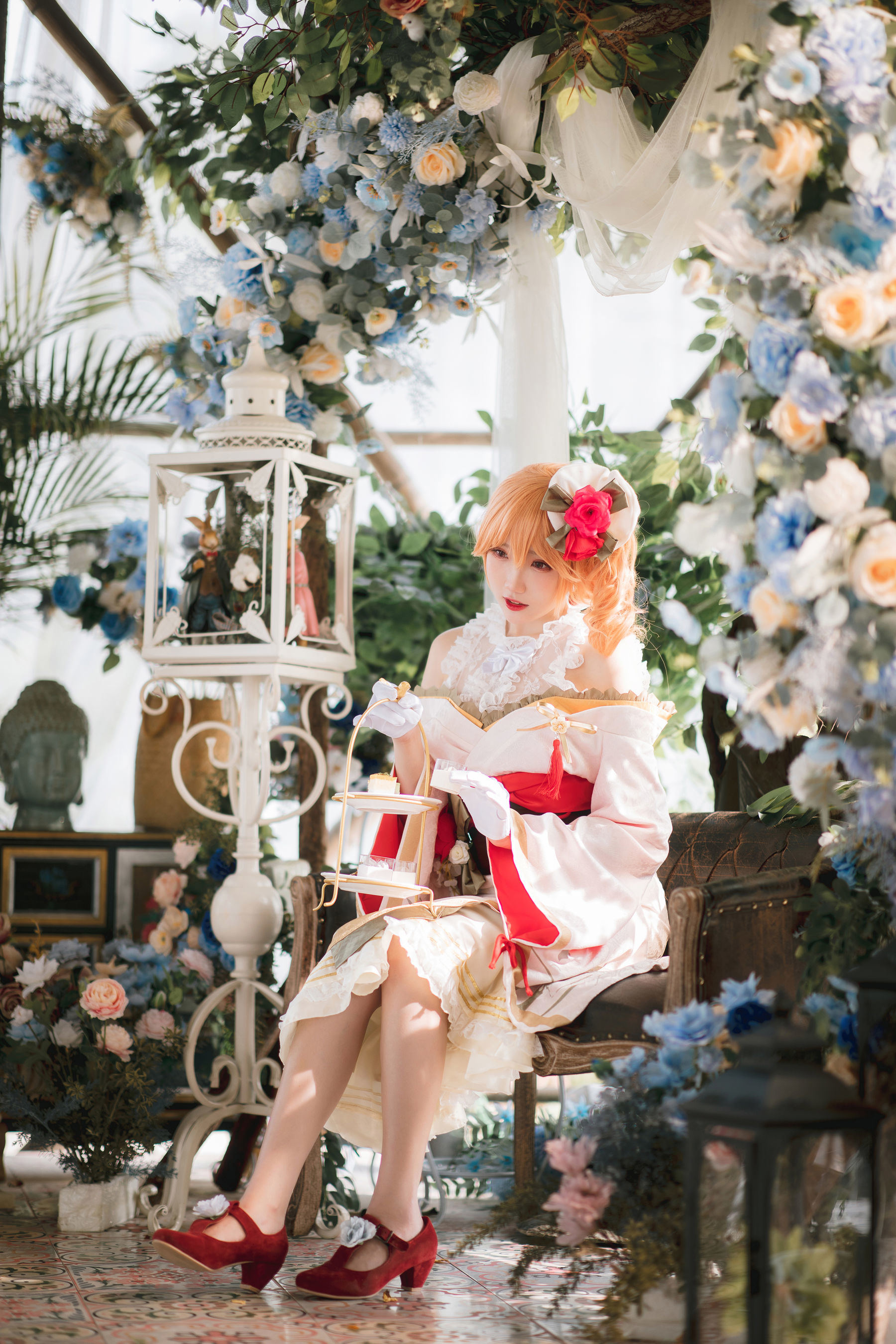 Cosplay Welfare] Cosplayer Guaxi Jiang Welfare - Azur Lane Richelieu Kimono