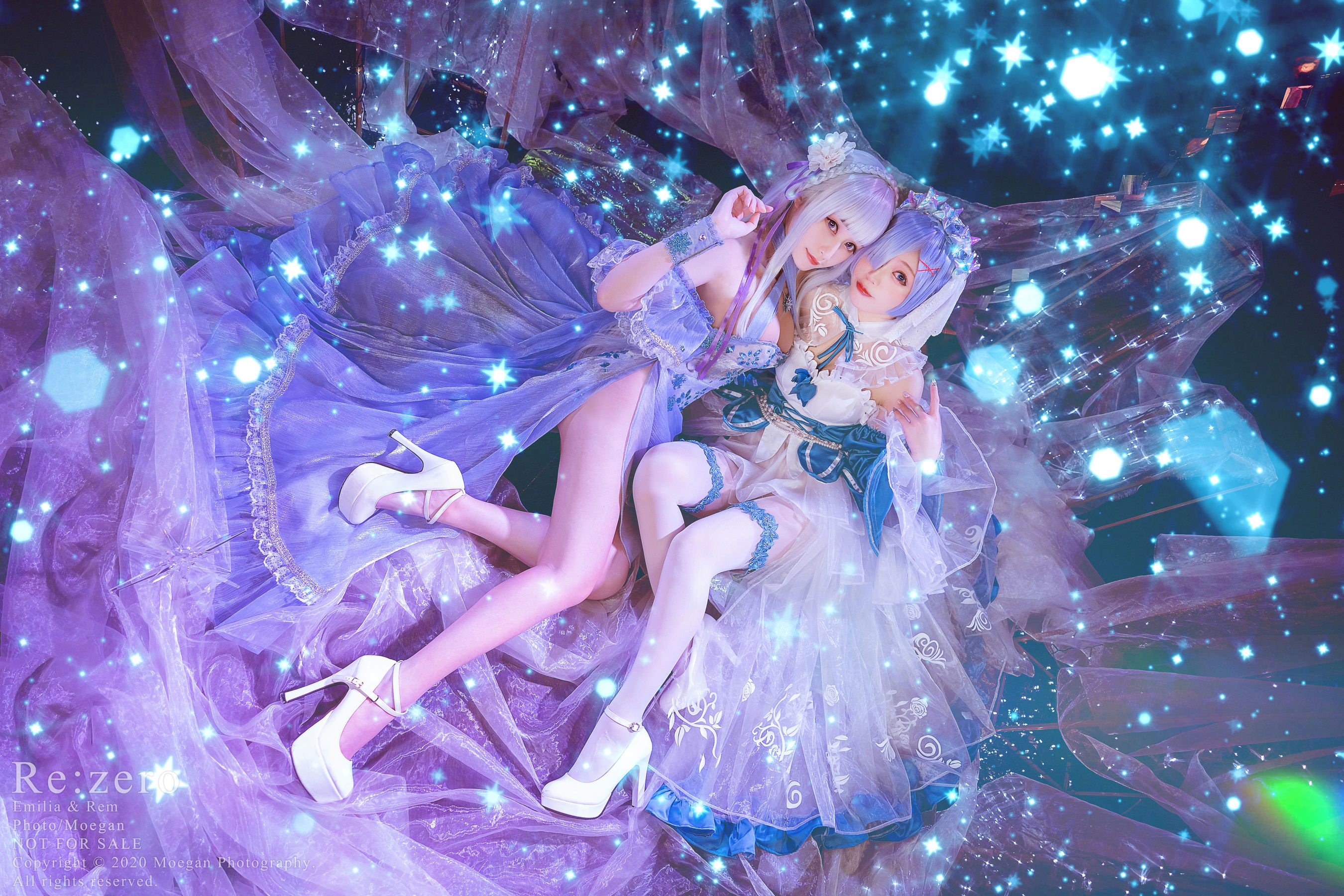 Cosplay Welfare] Miyana Mi Ya & Zi Yue Tao - Crystal Dress