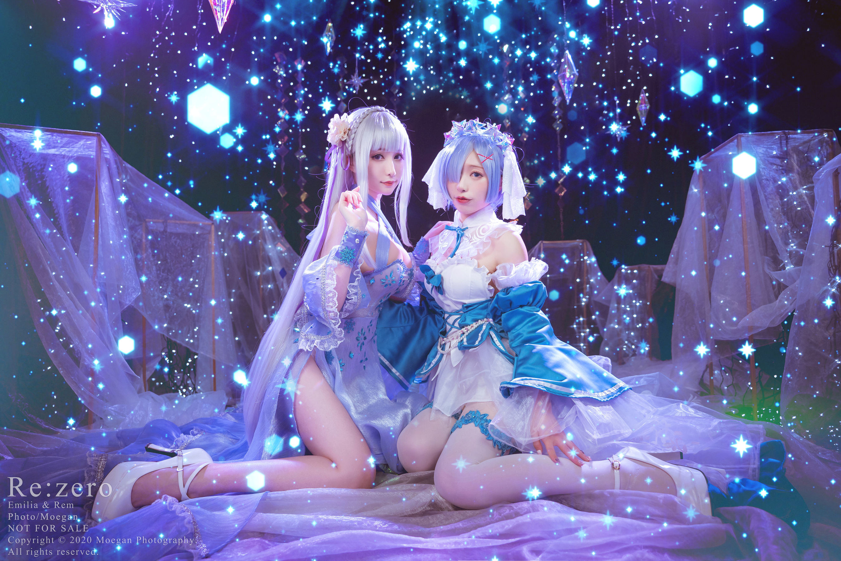 Cosplay Welfare] Miyana Mi Ya & Zi Yue Tao - Crystal Dress