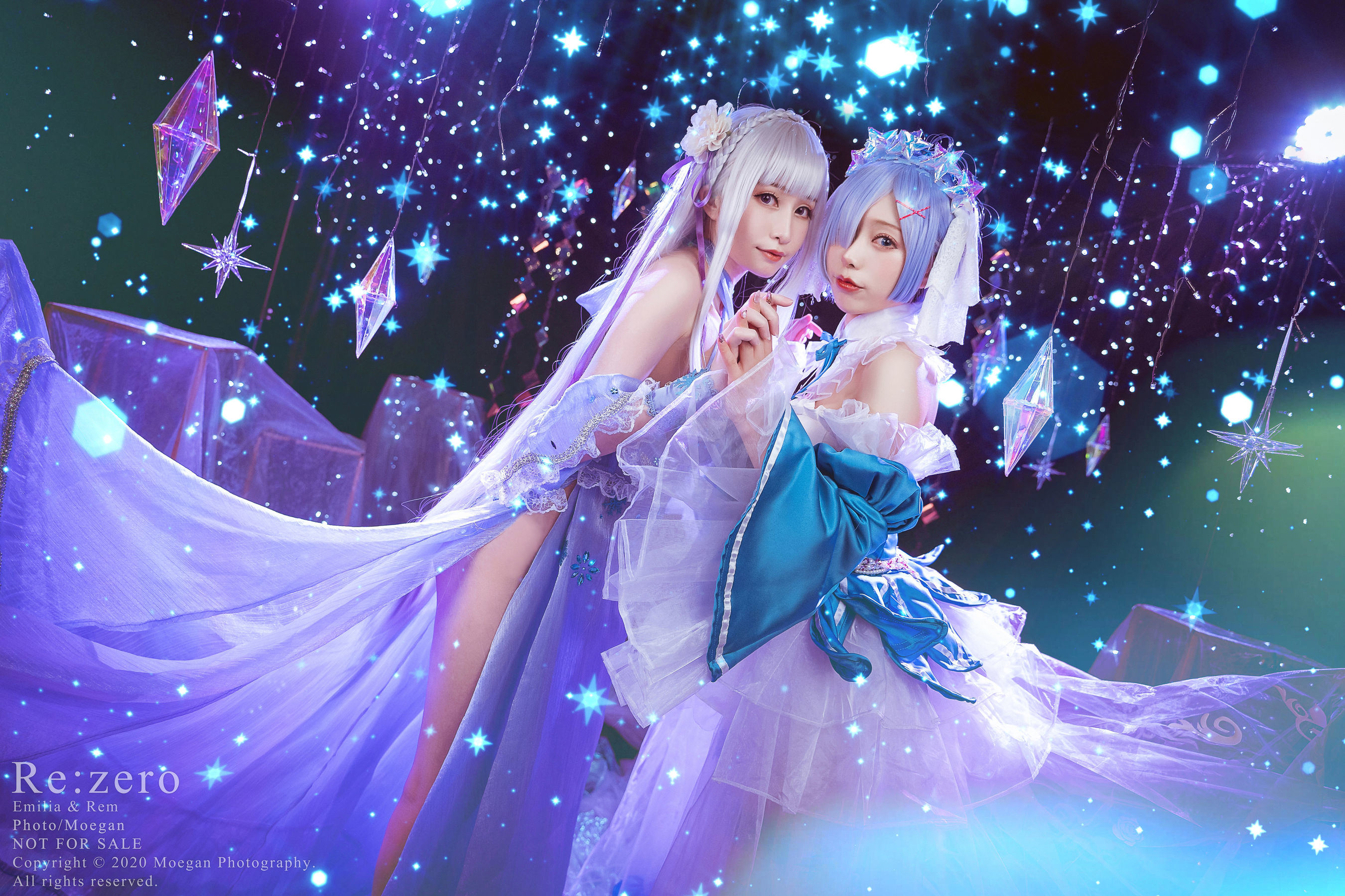 Cosplay Welfare] Miyana Mi Ya & Zi Yue Tao - Crystal Dress