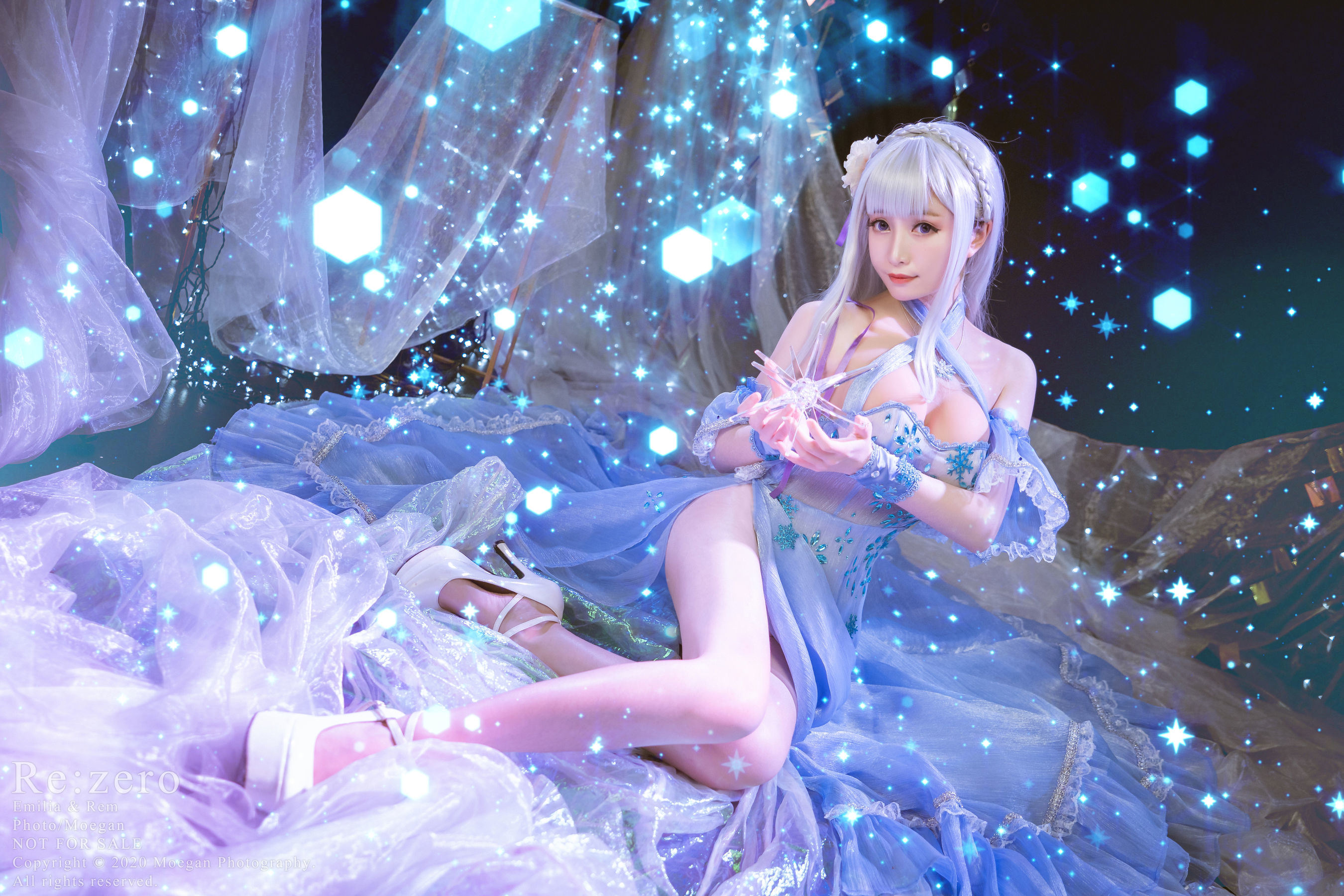 Cosplay Welfare] Miyana Mi Ya & Zi Yue Tao - Crystal Dress