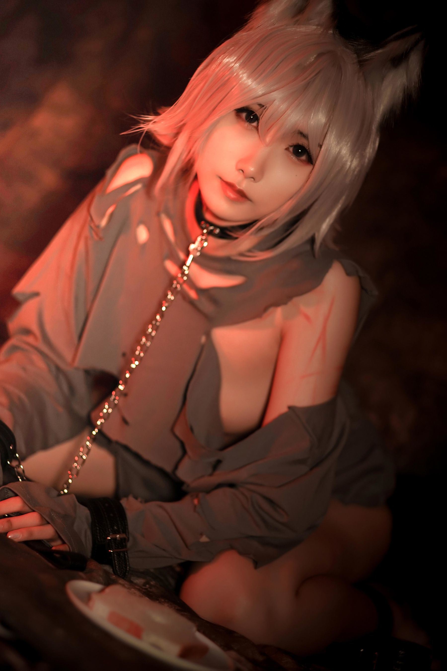 Cosplay Welfare] Anime Blogger Xiao Mei Ma - Slave Wolf Girl