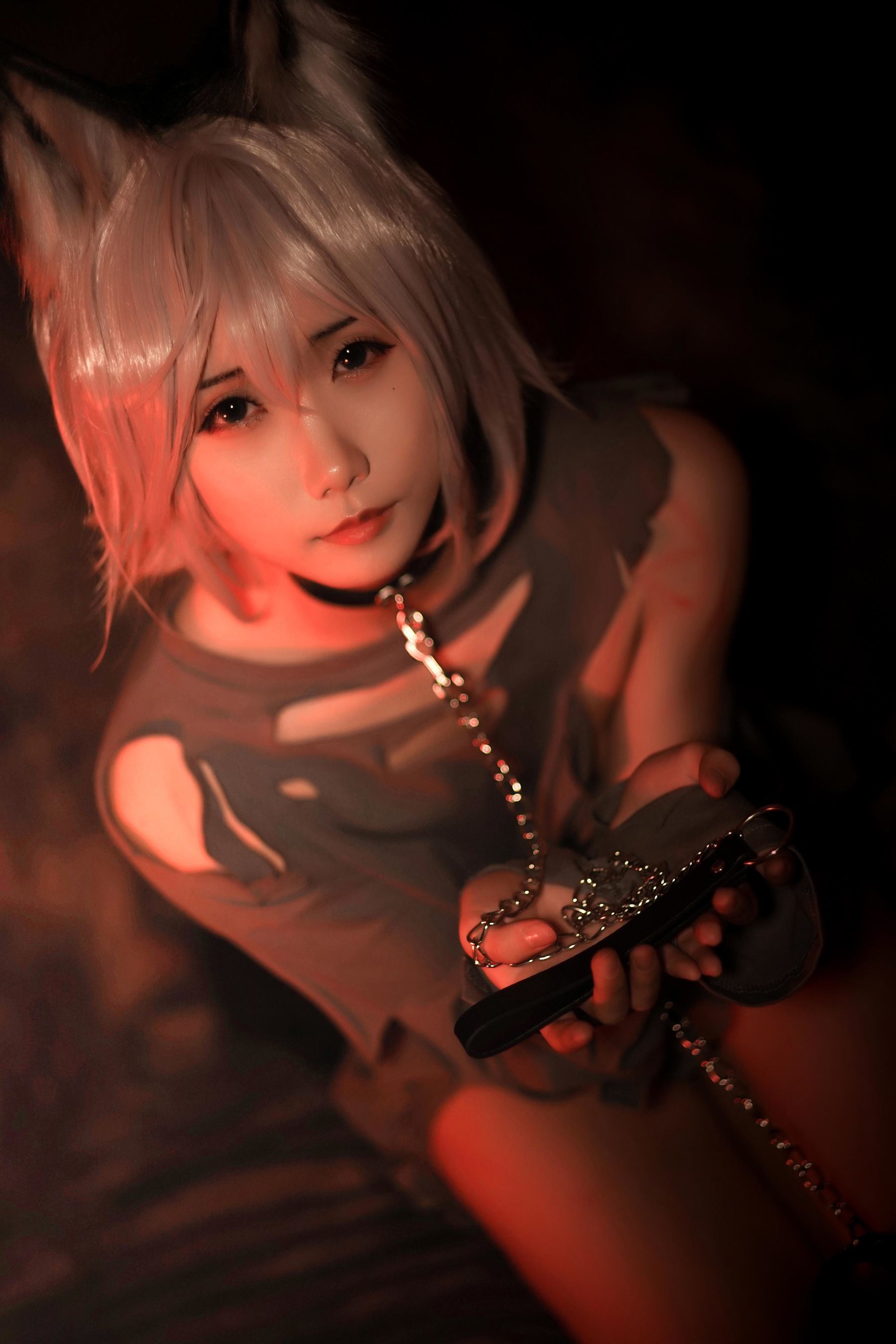 Cosplay Welfare] Anime Blogger Xiao Mei Ma - Slave Wolf Girl