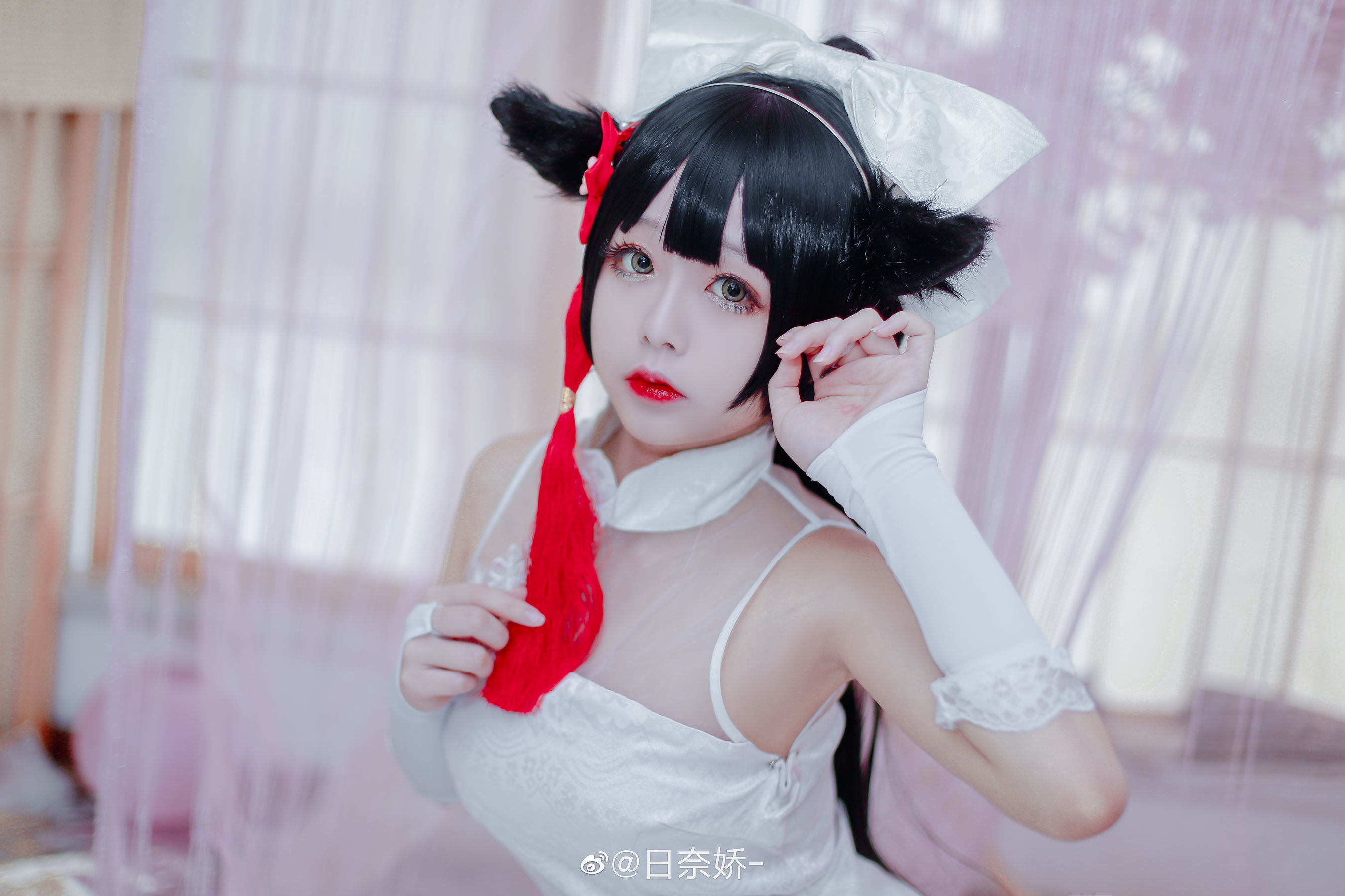 COS福利] 日奈嬌 - 高雄獒紅+白旗袍