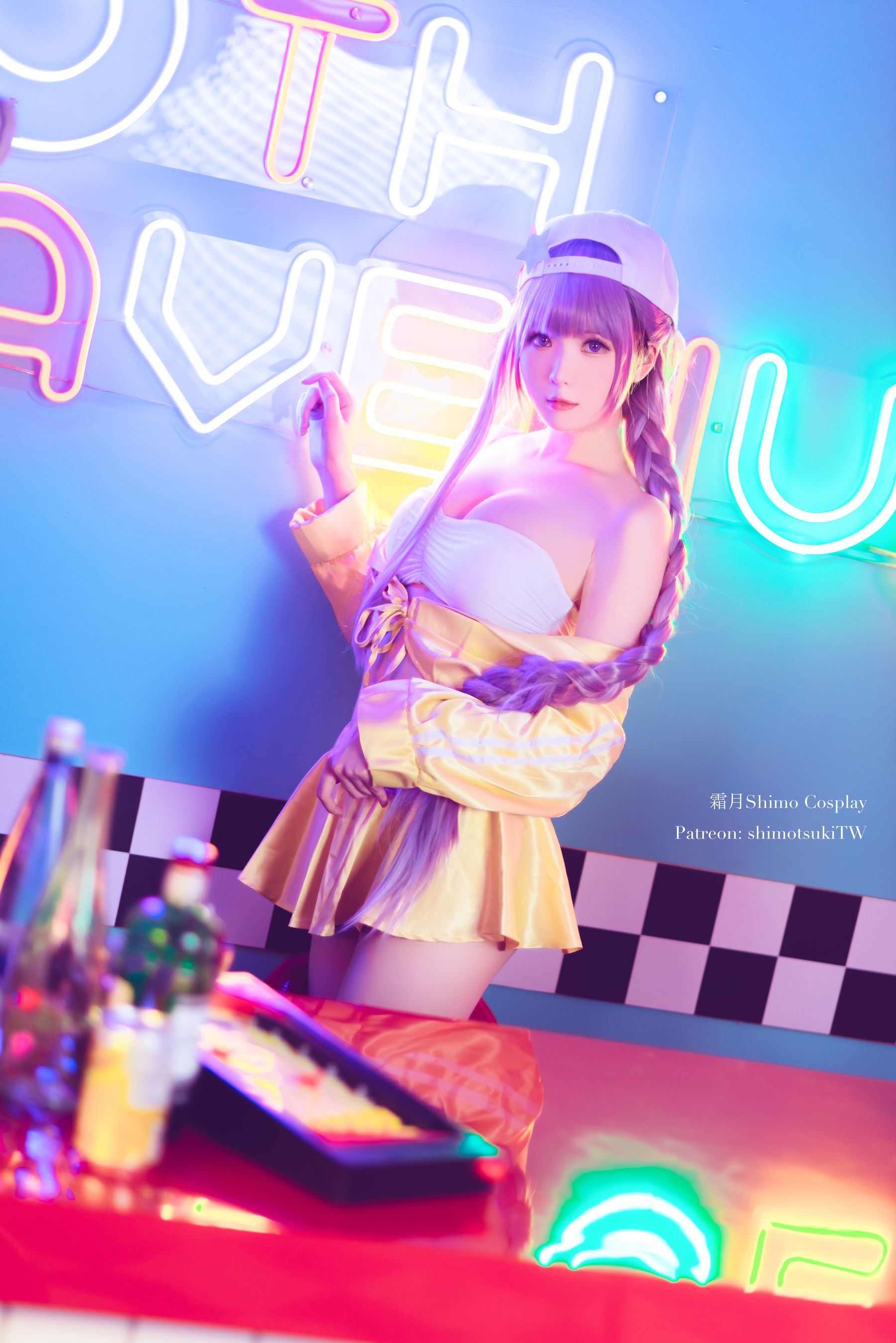 COS 福利] 微博妹紙霜月 Shimo - BB 泳裝