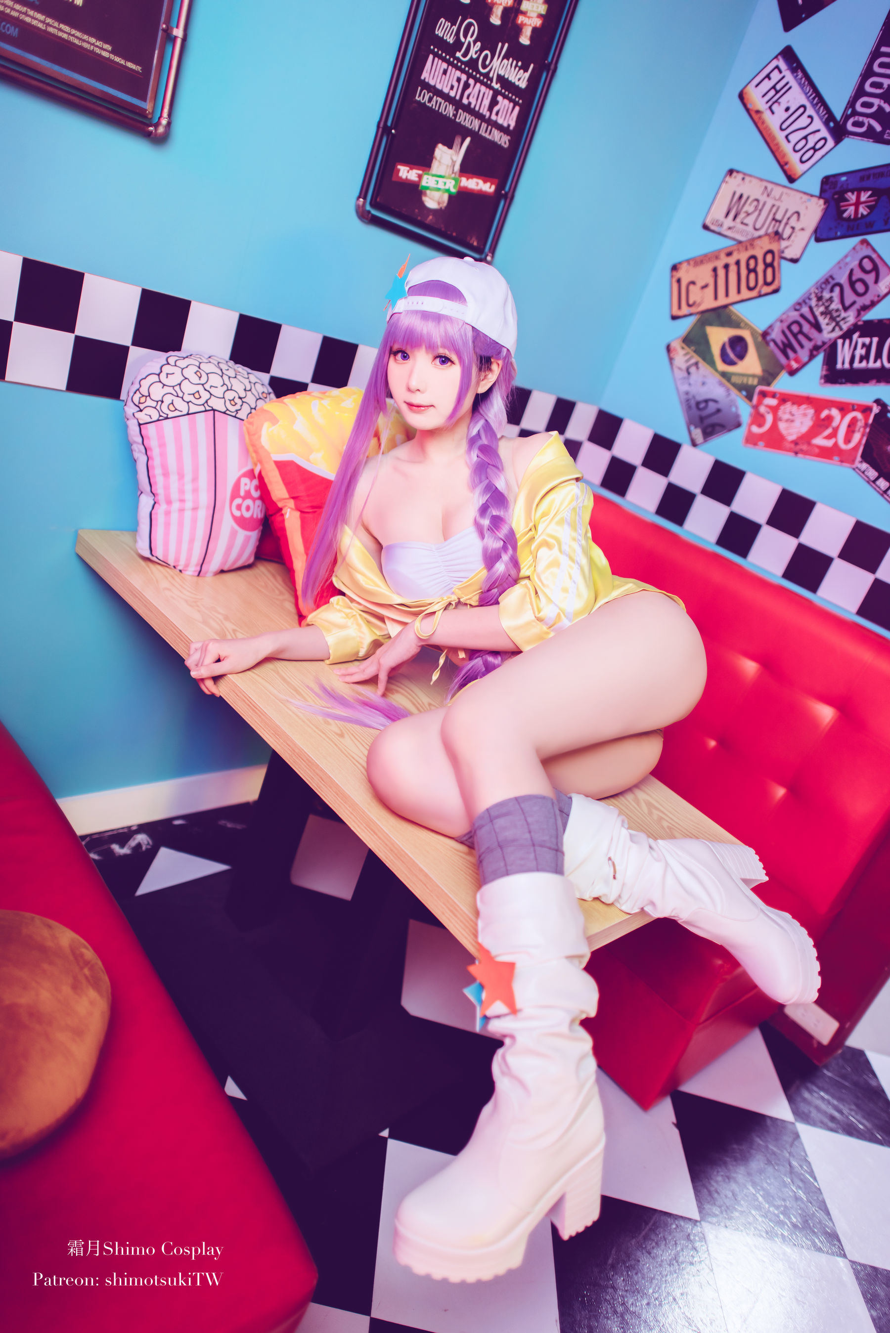 COS 福利] 微博妹紙霜月 Shimo - BB 泳裝