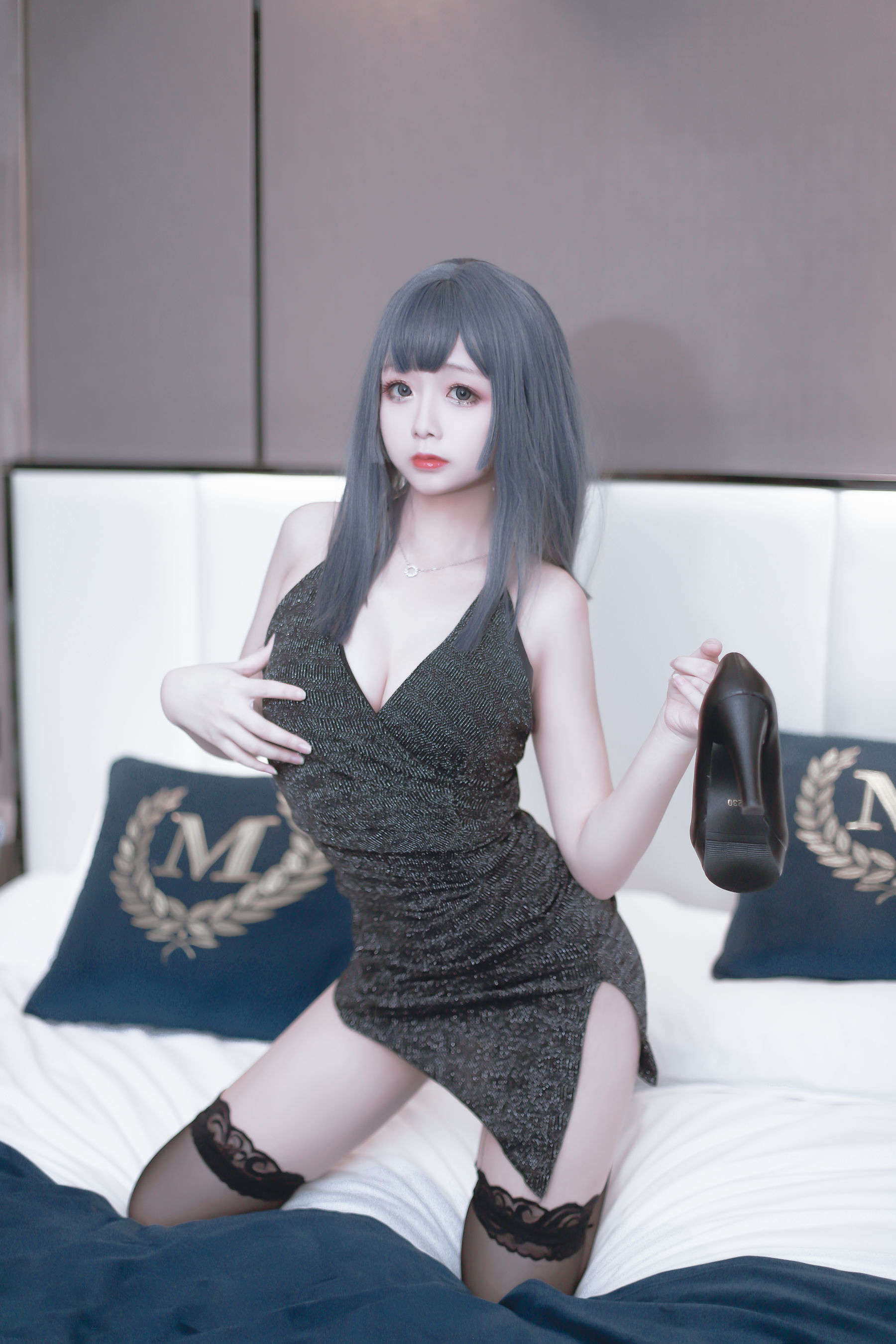 COS Phúc Lợi] Cosplay Nhật Nại Giao - Áo lễ đen