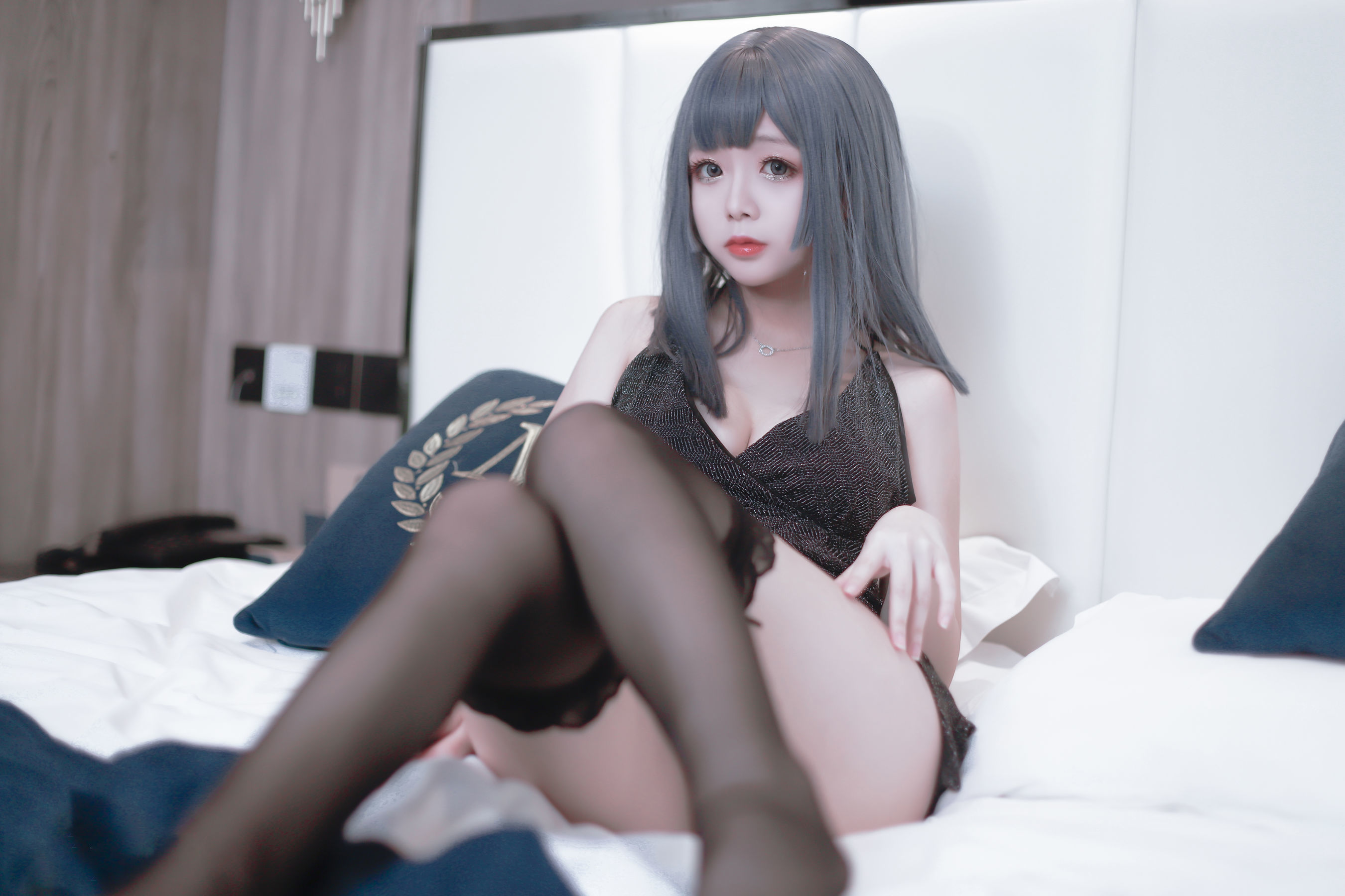 COS Phúc Lợi] Cosplay Nhật Nại Giao - Áo lễ đen