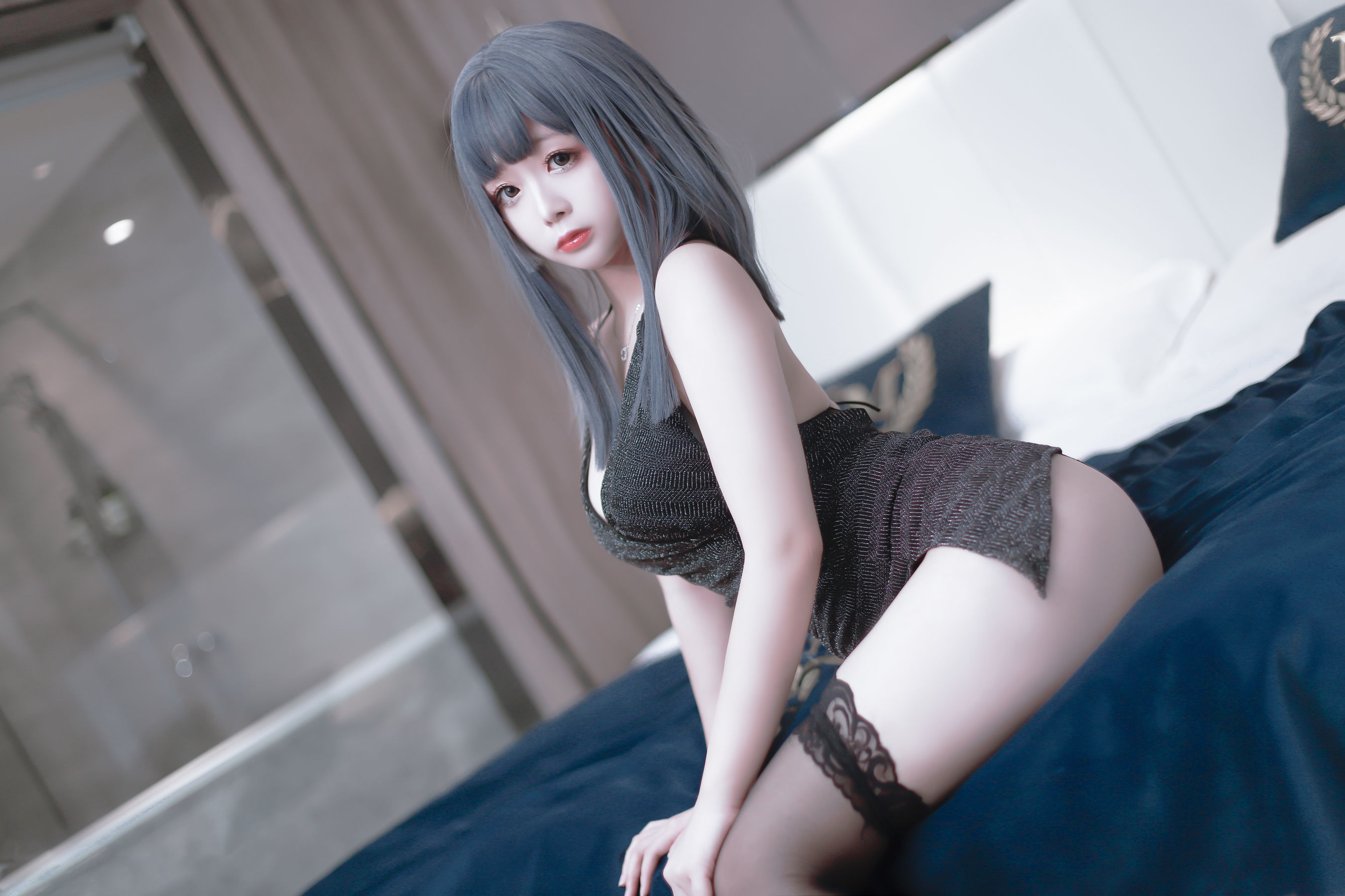 COS Phúc Lợi] Cosplay Nhật Nại Giao - Áo lễ đen