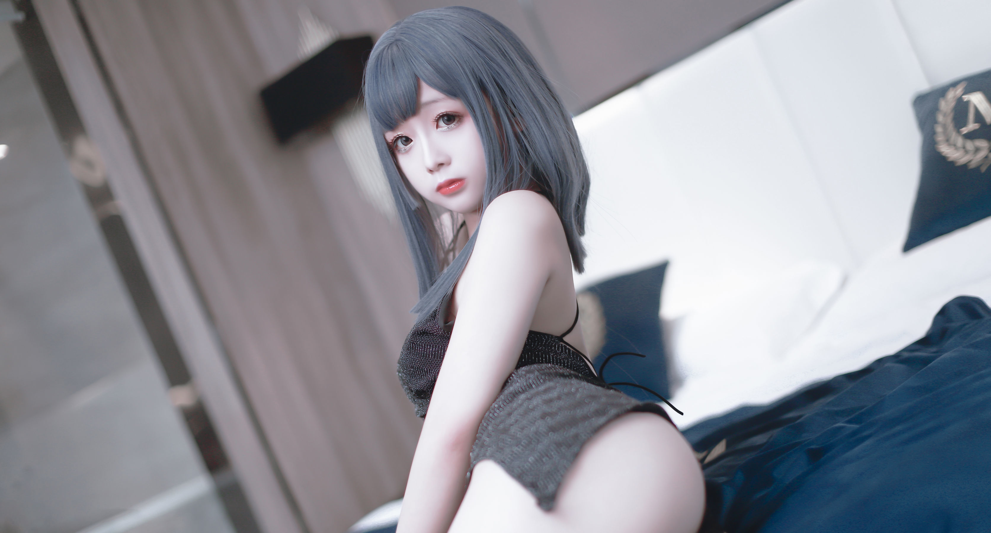 COS Phúc Lợi] Cosplay Nhật Nại Giao - Áo lễ đen