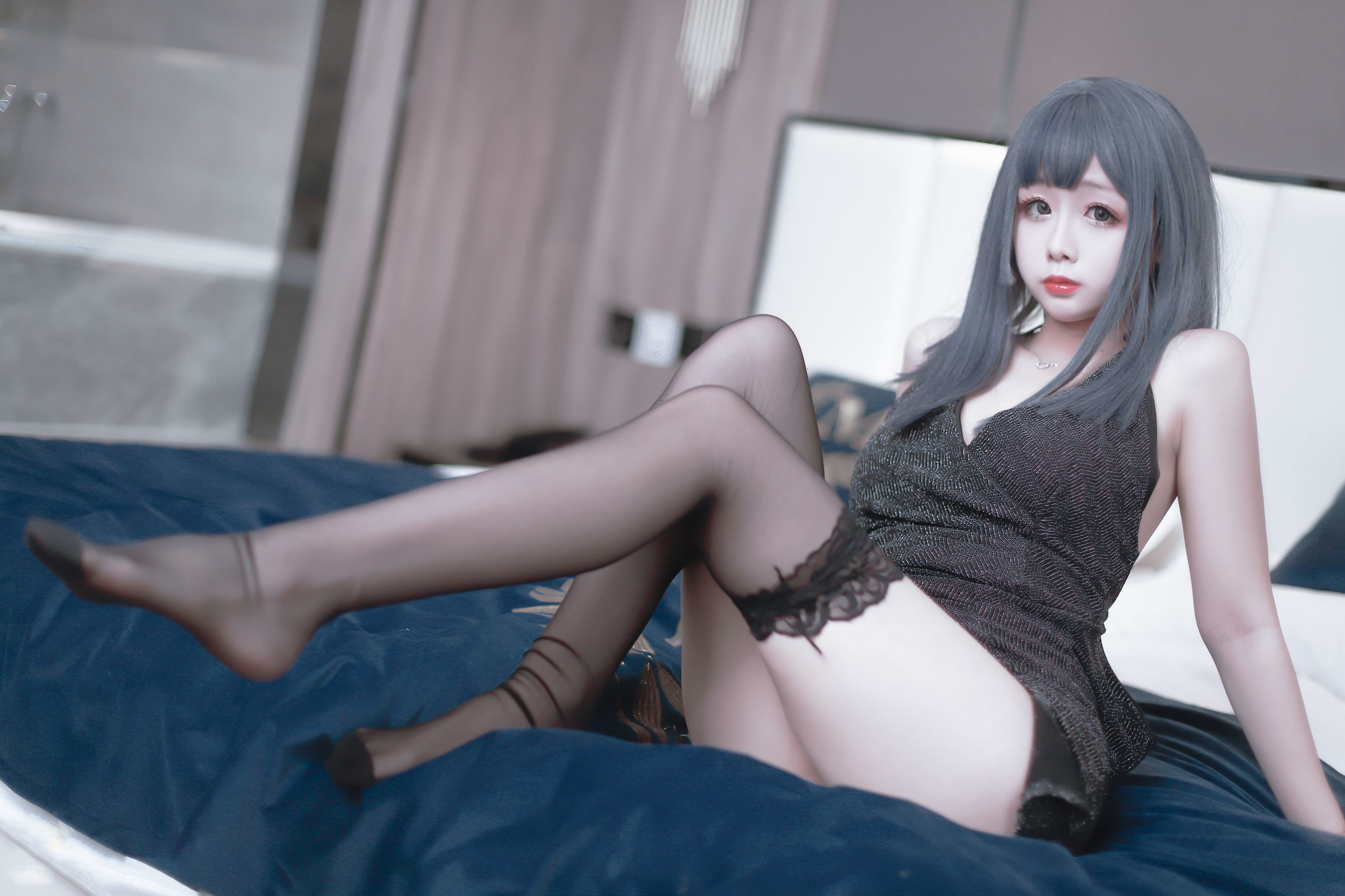 COS Welfare] Cosplay Ri Nai Jiao - Black Formal Dress