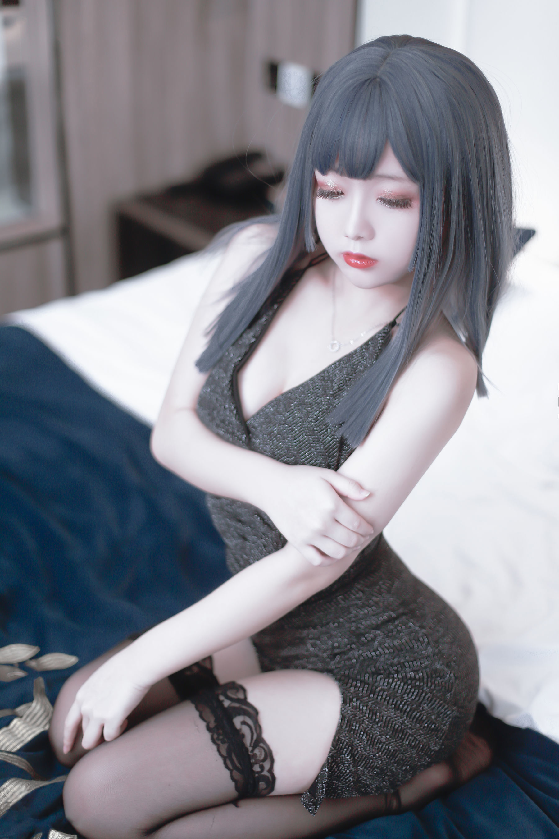 COS Welfare] Cosplay Ri Nai Jiao - Black Formal Dress