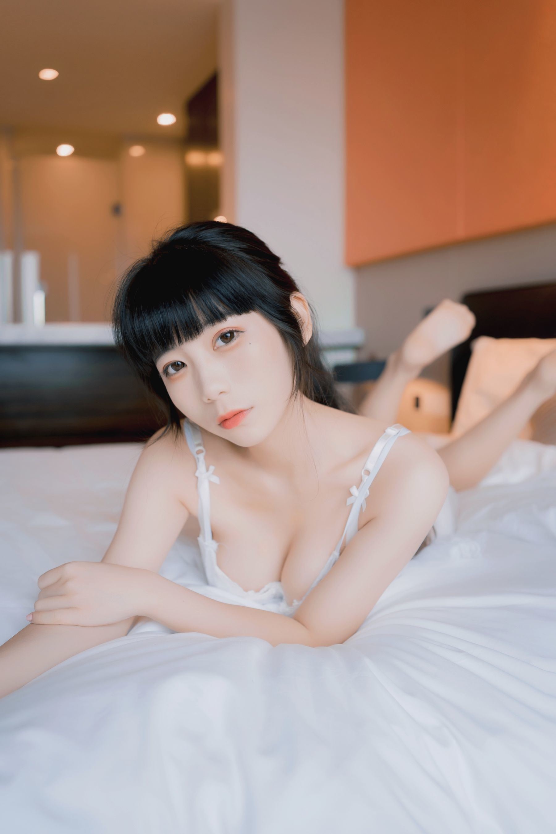 COS Phúc Lợi] usejan - Áo ngủ voan mỏng