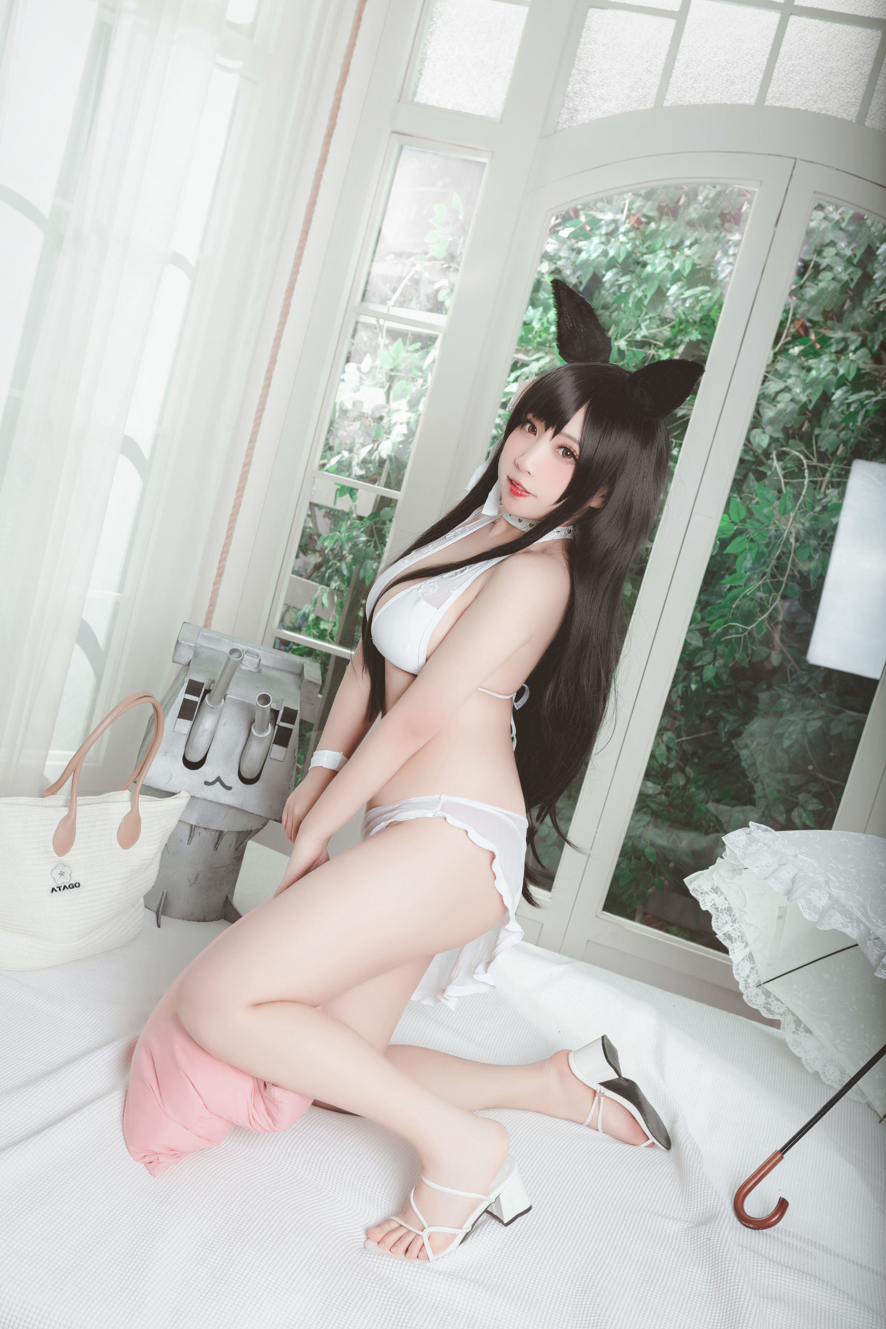 COS福利] 動漫博主貓田聖奈奈 - 愛宕泳裝 盛夏進行曲