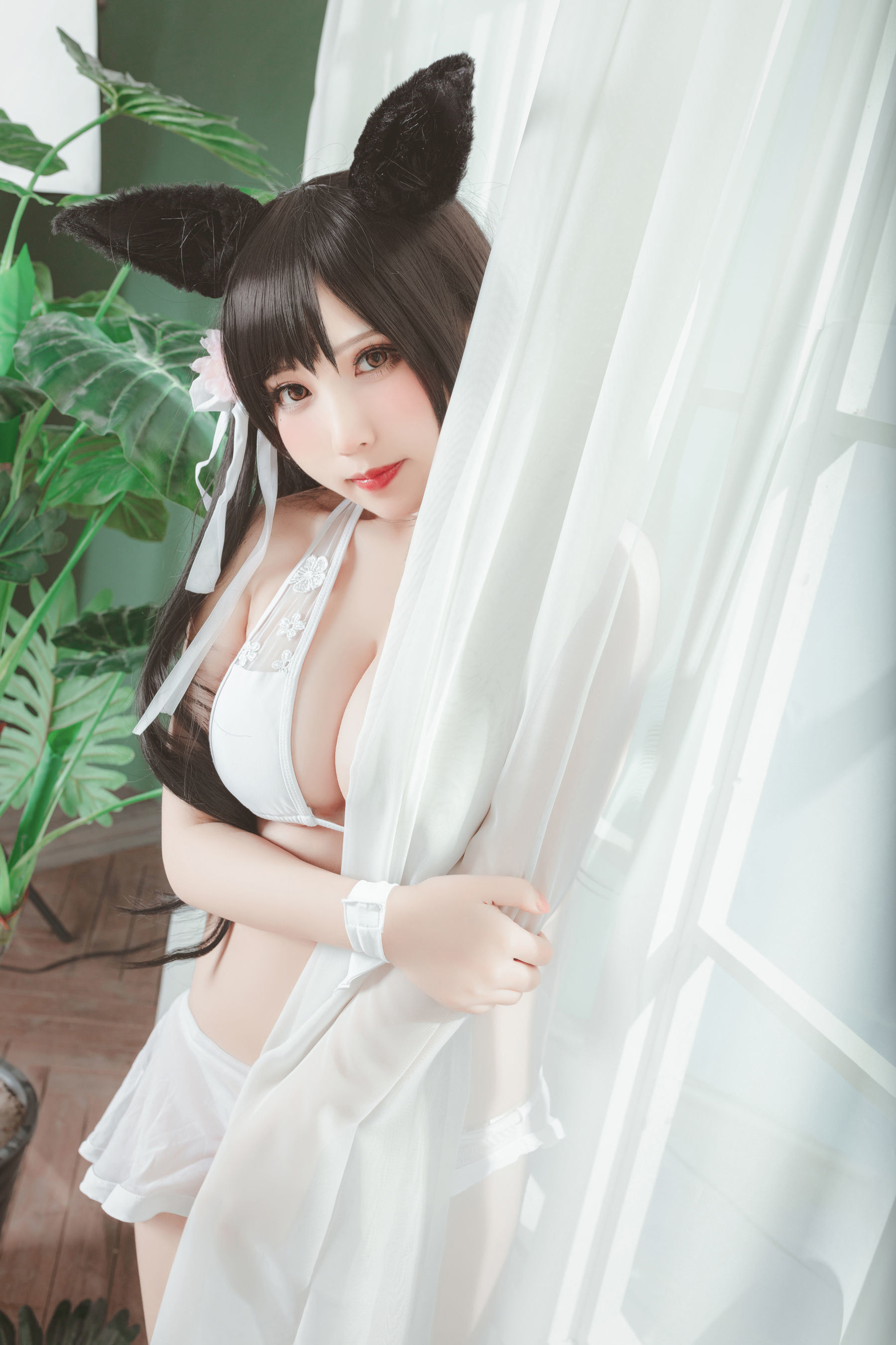 [COS福利] 动漫博主貓田聖奈奈 - 爱宕泳装 盛夏进行曲