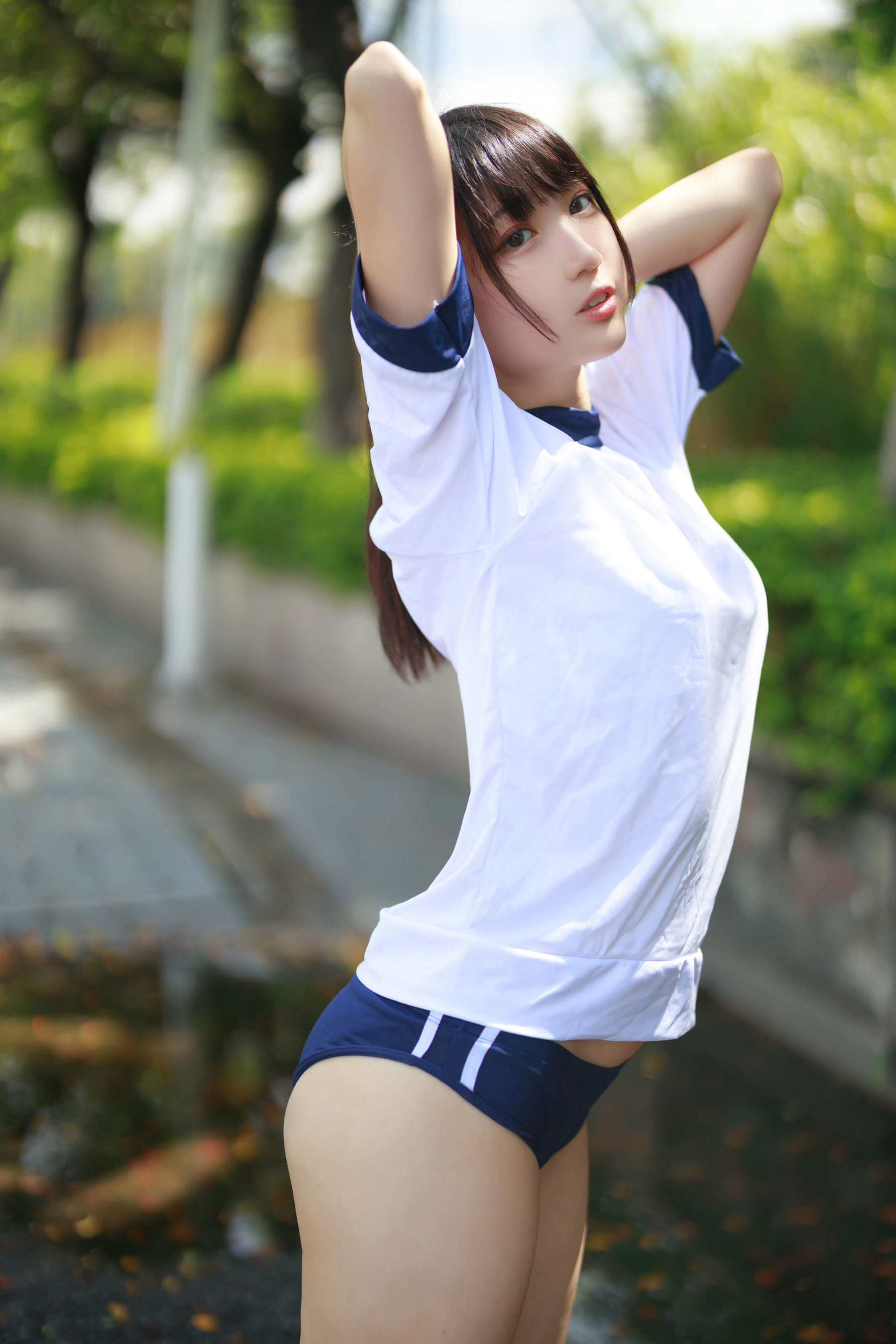 COS福利] 周叽是可愛兔兔 - 體操服