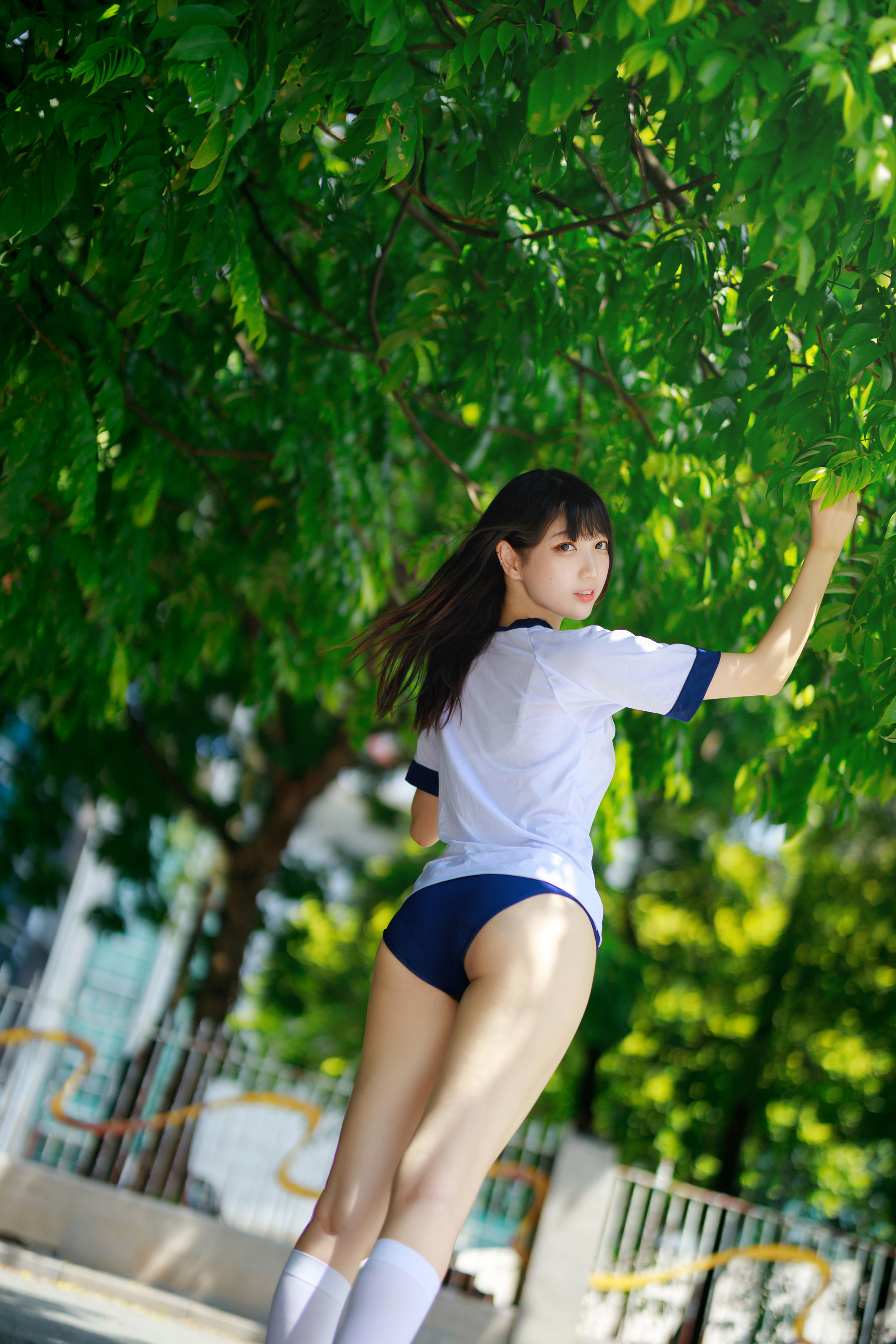 COS福利] 周叽是可愛兔兔 - 體操服