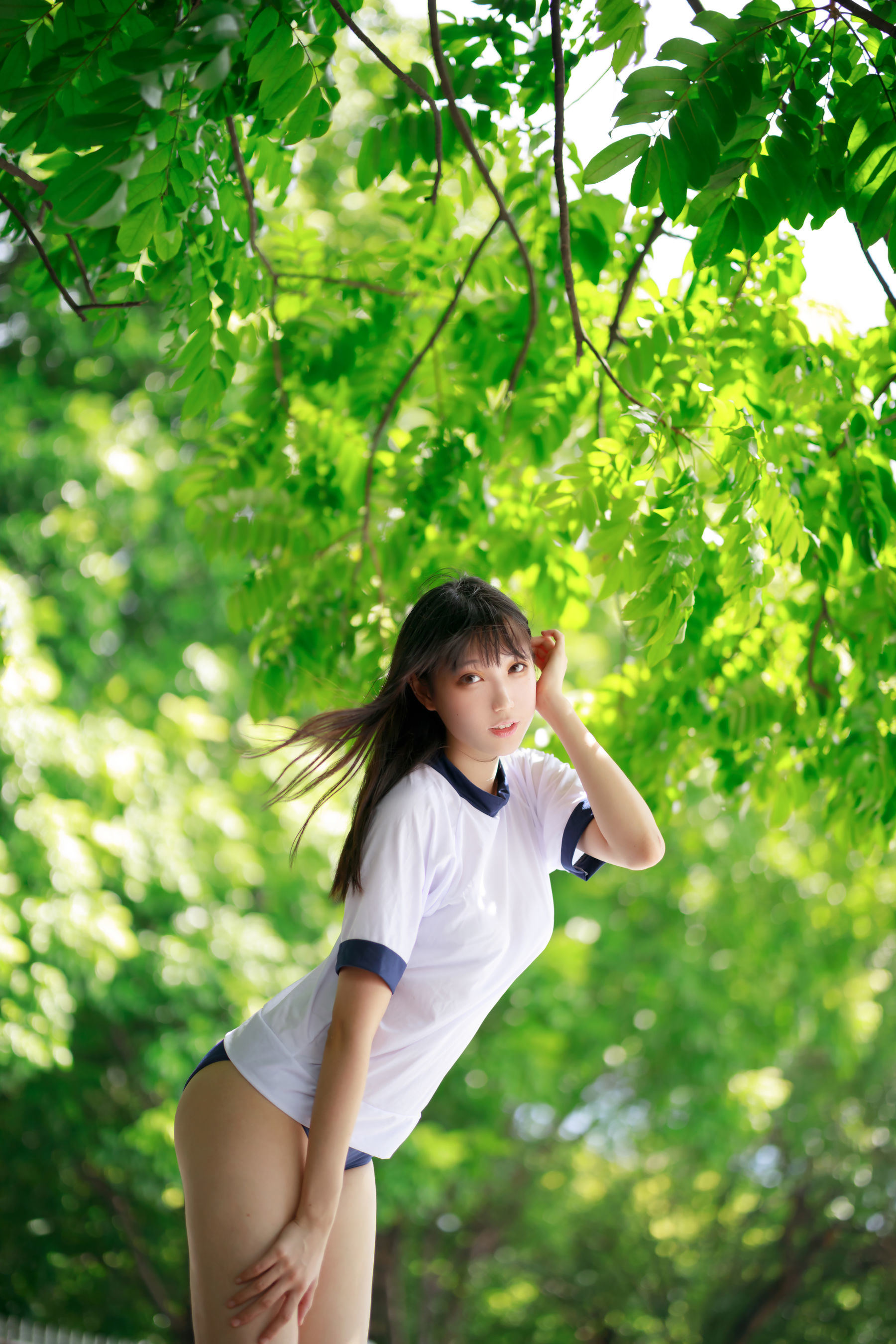 COS福利] 周叽是可愛兔兔 - 體操服