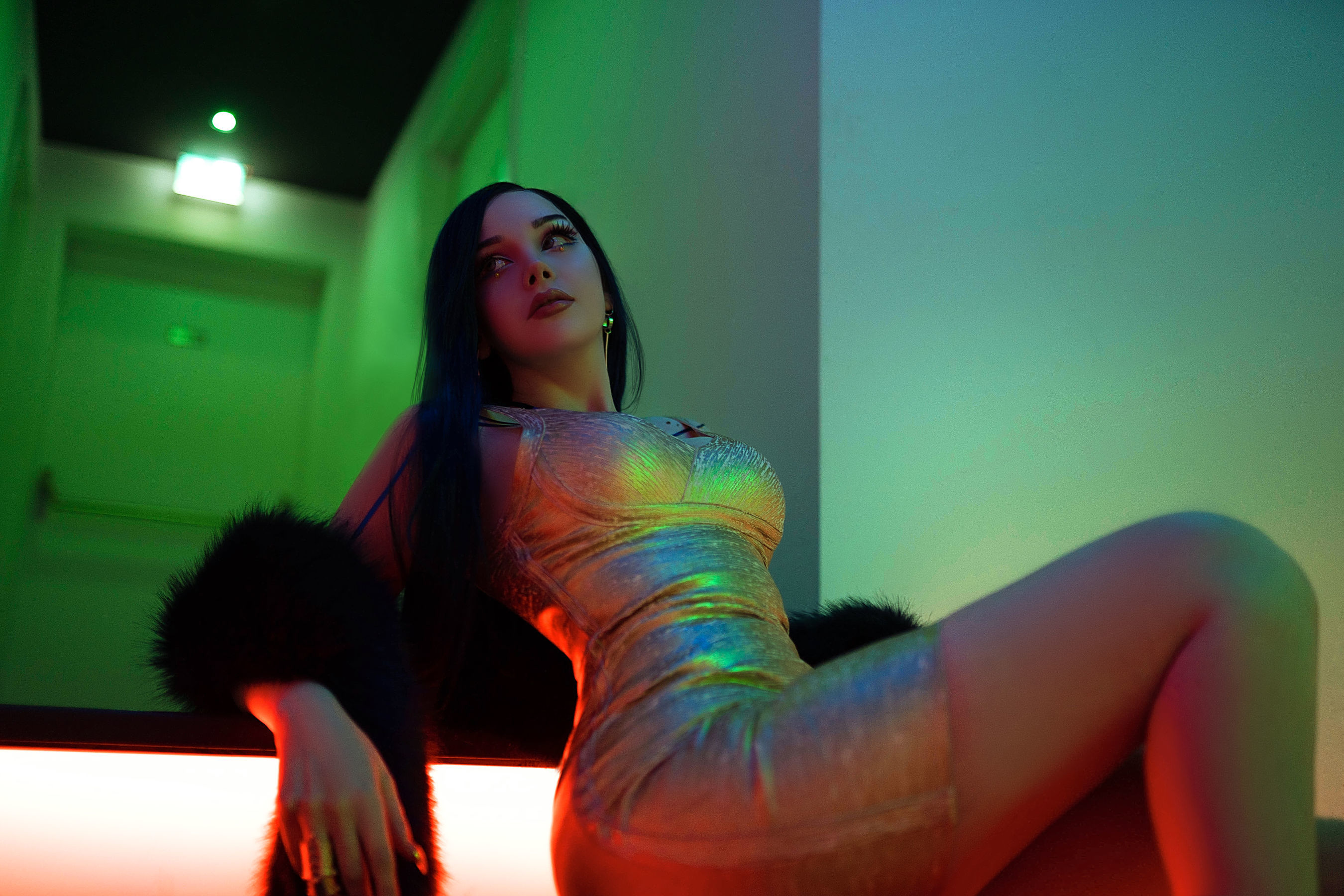 COS福利] 國外美女SayaTheFox - 賽博龐克服裝