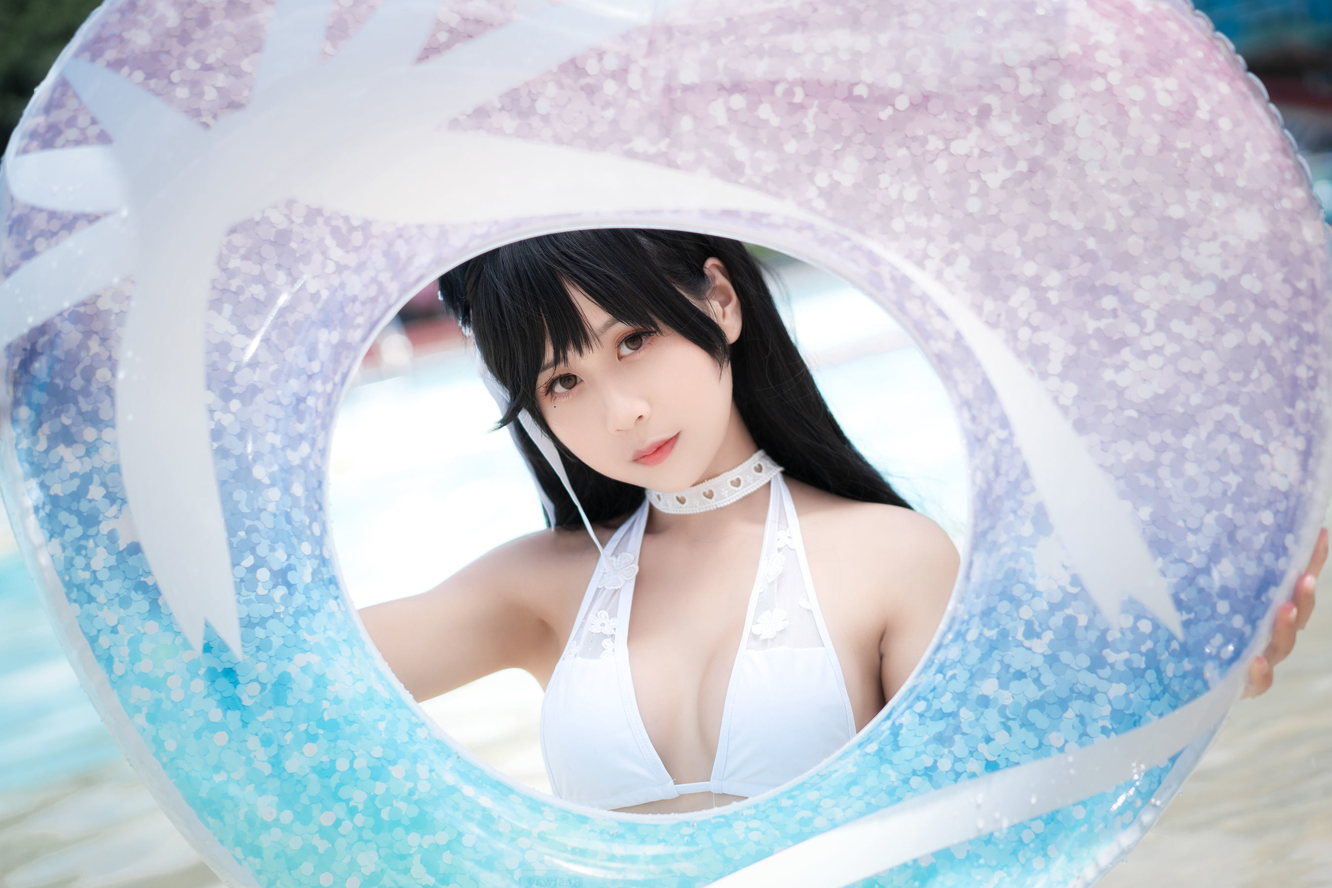 COS福利] 陽光美少女萌芽兒o0 - 愛宕泳裝