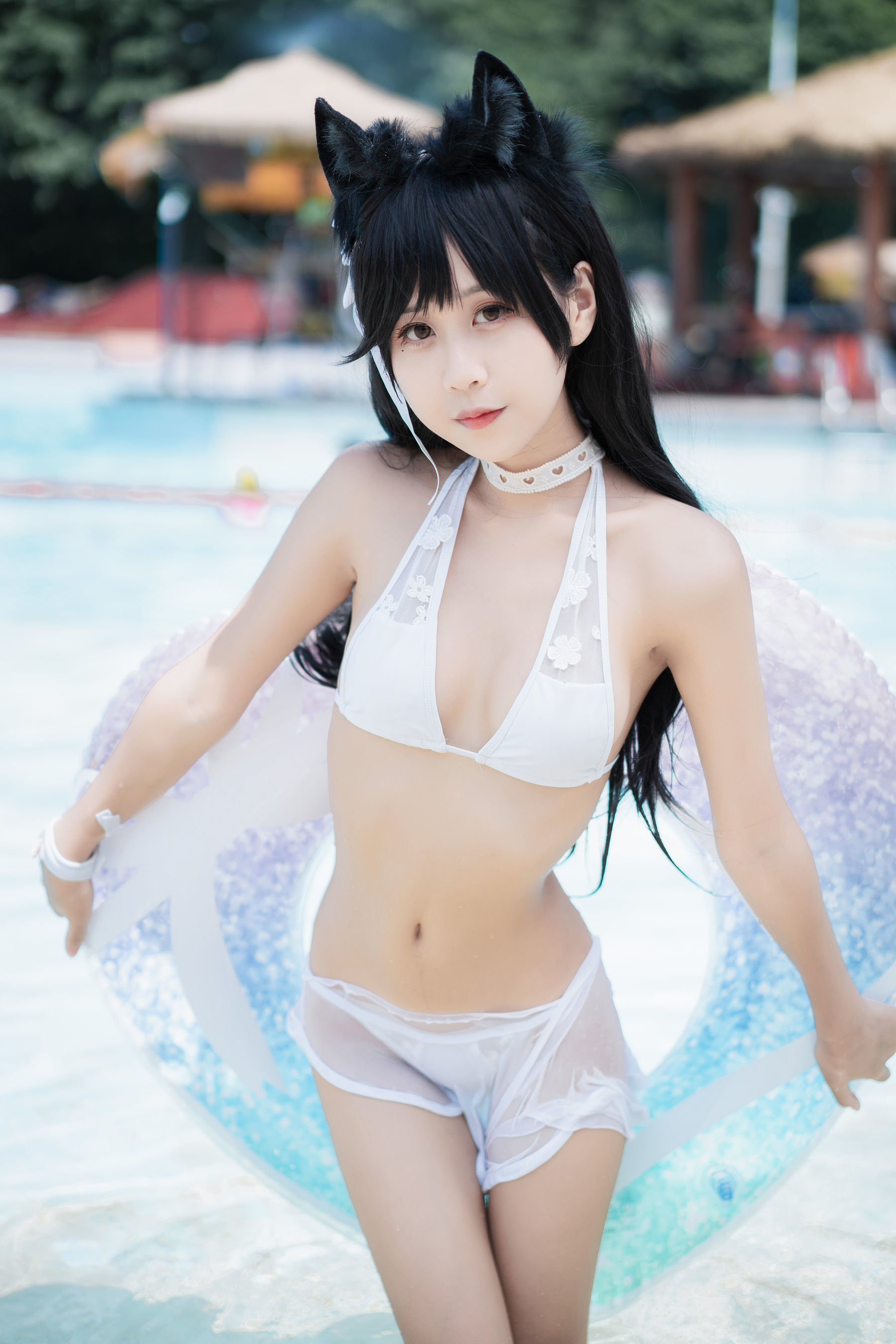 COS福利] 陽光美少女萌芽兒o0 - 愛宕泳裝