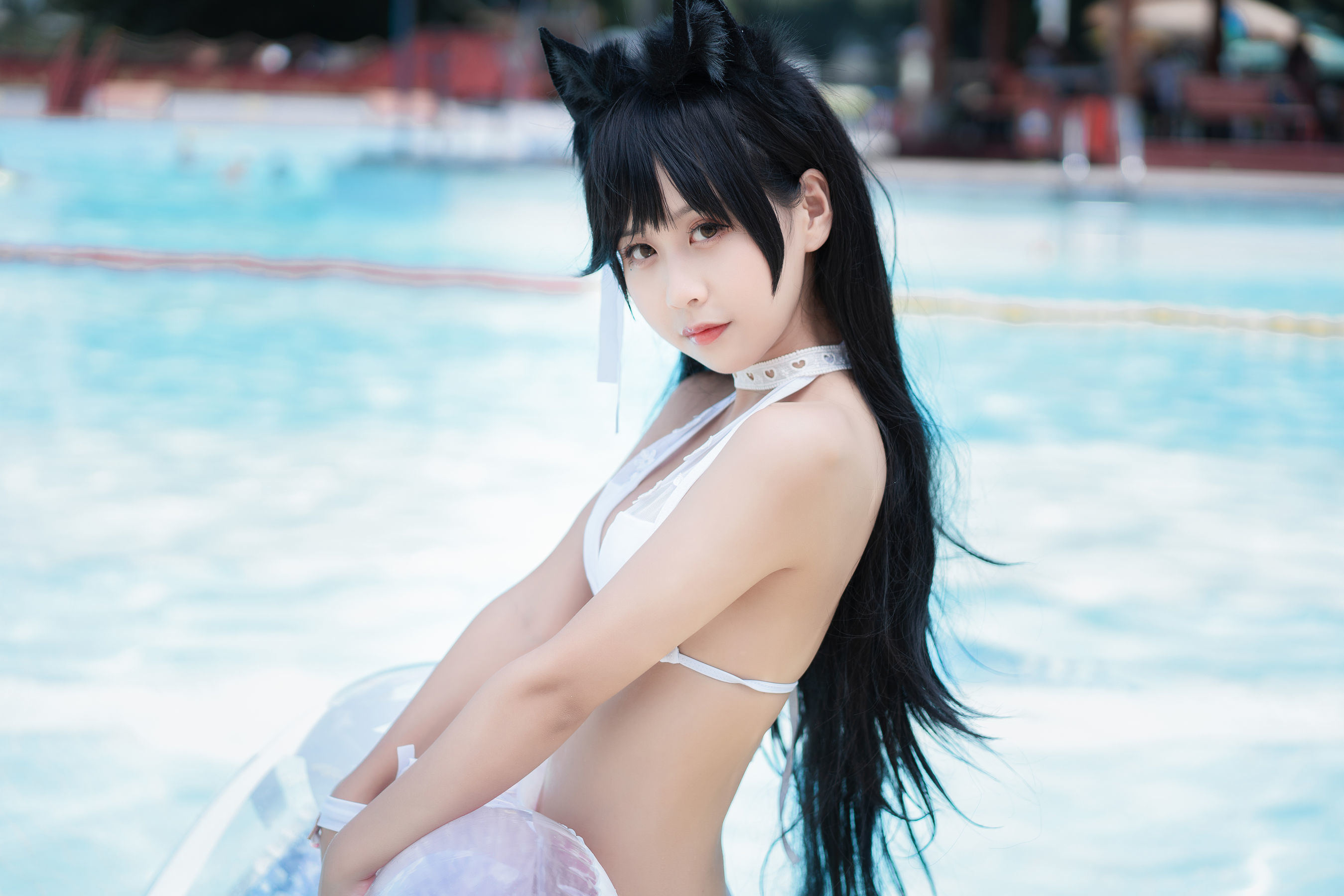 COS福利] 陽光美少女萌芽兒o0 - 愛宕泳裝