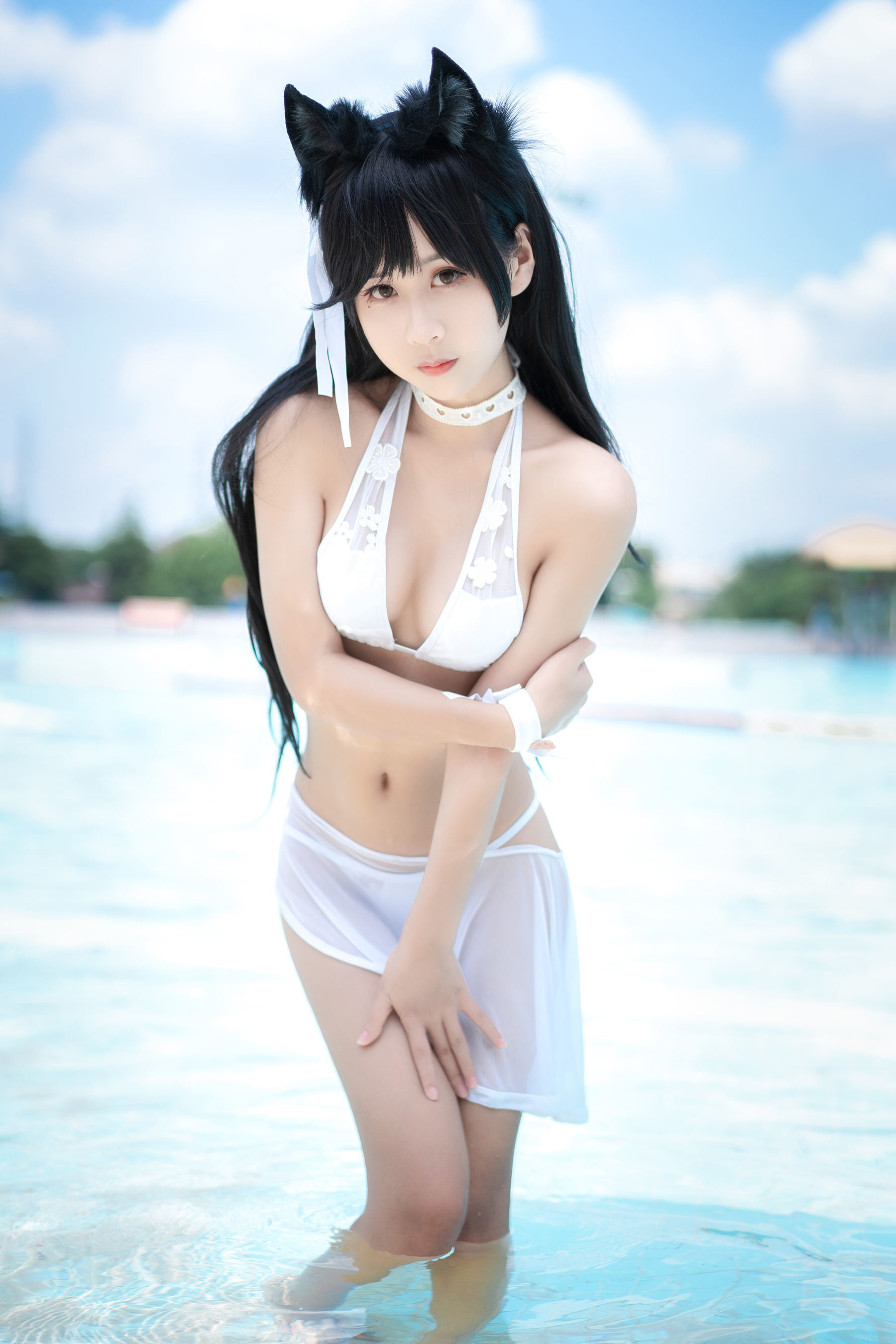 COS福利] 陽光美少女萌芽兒o0 - 愛宕泳裝