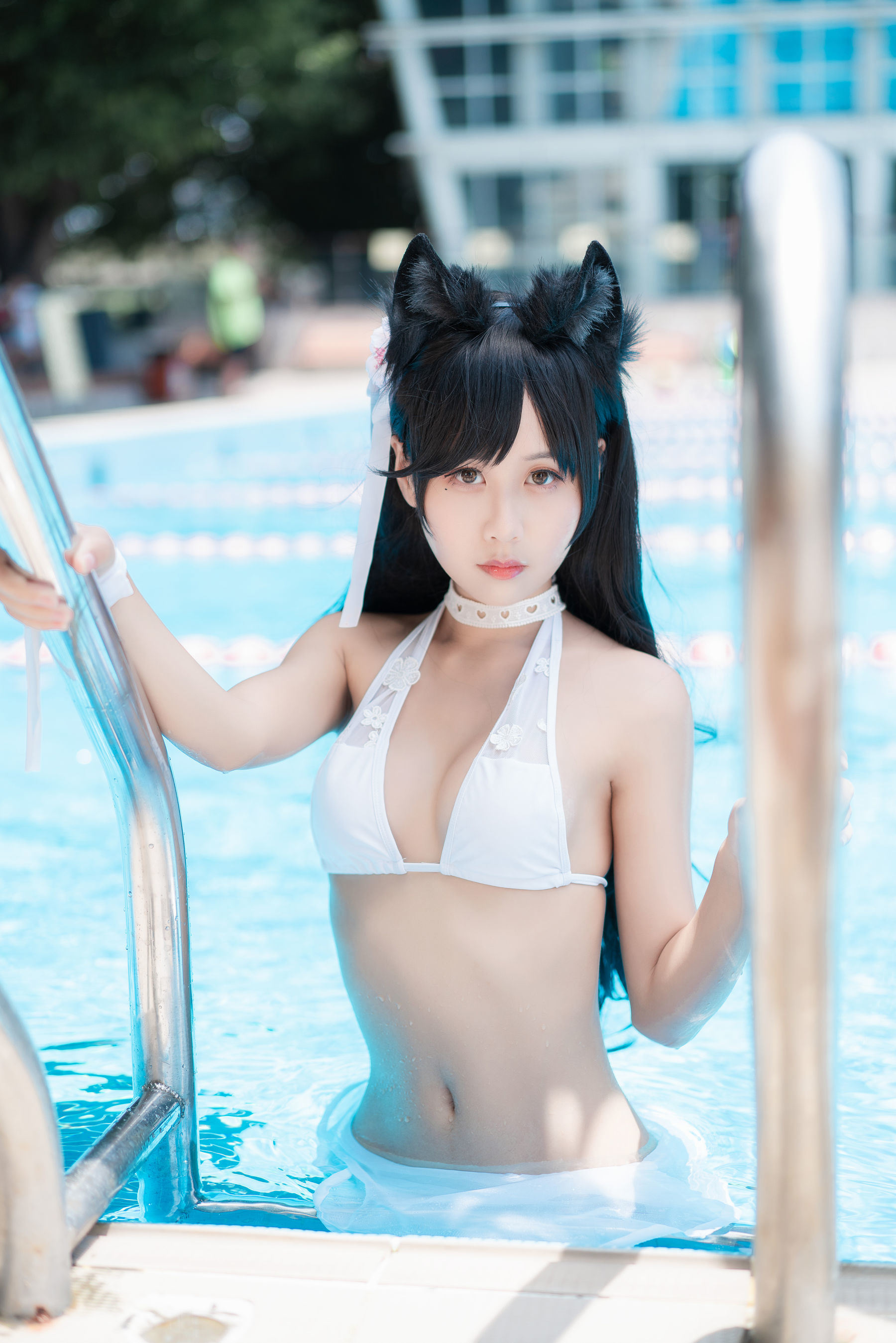 COS Welfare] Sunny Beautiful Girl Meng Ya Er o0 - Atago Swimsuit