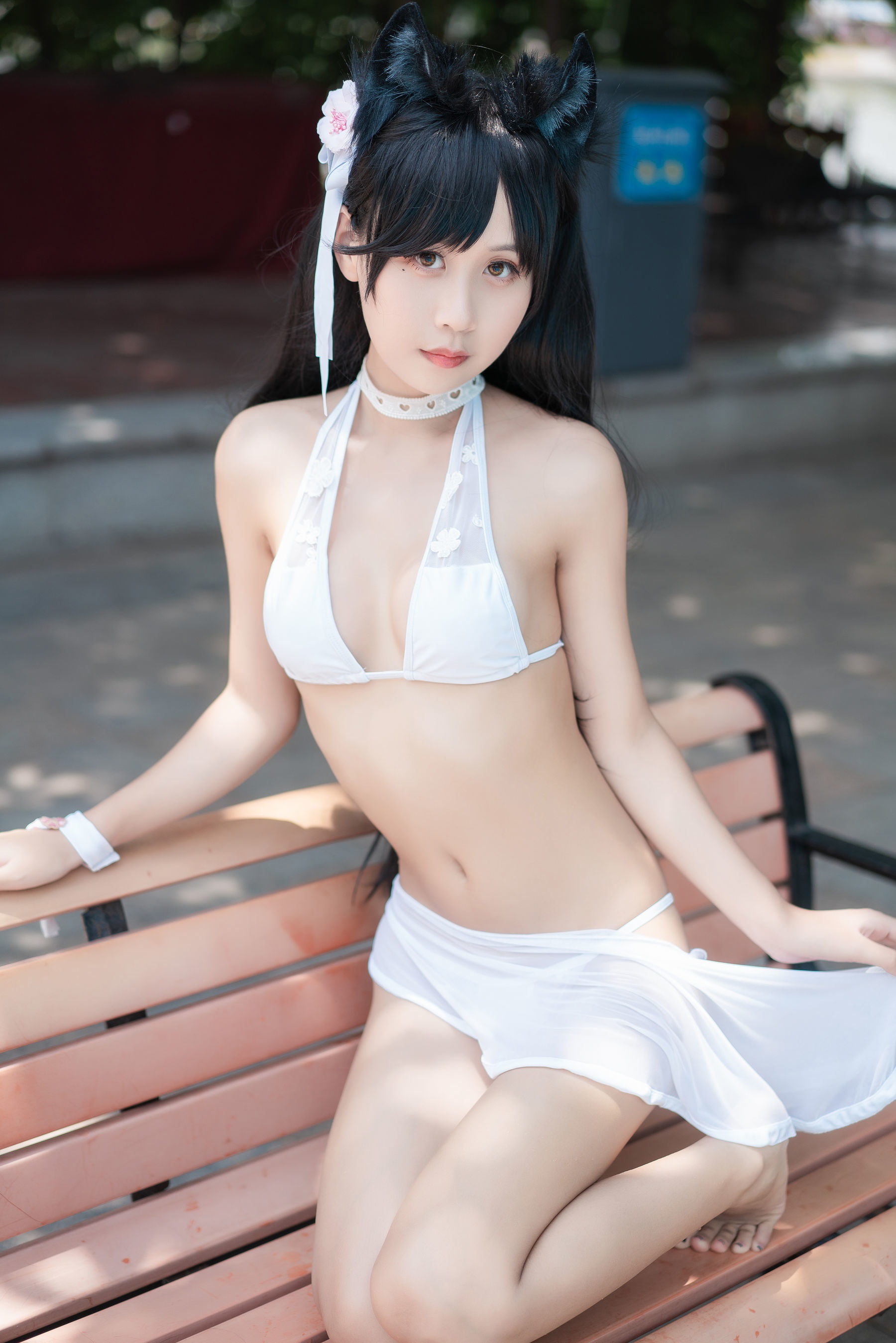 COS Welfare] Sunny Beautiful Girl Meng Ya Er o0 - Atago Swimsuit