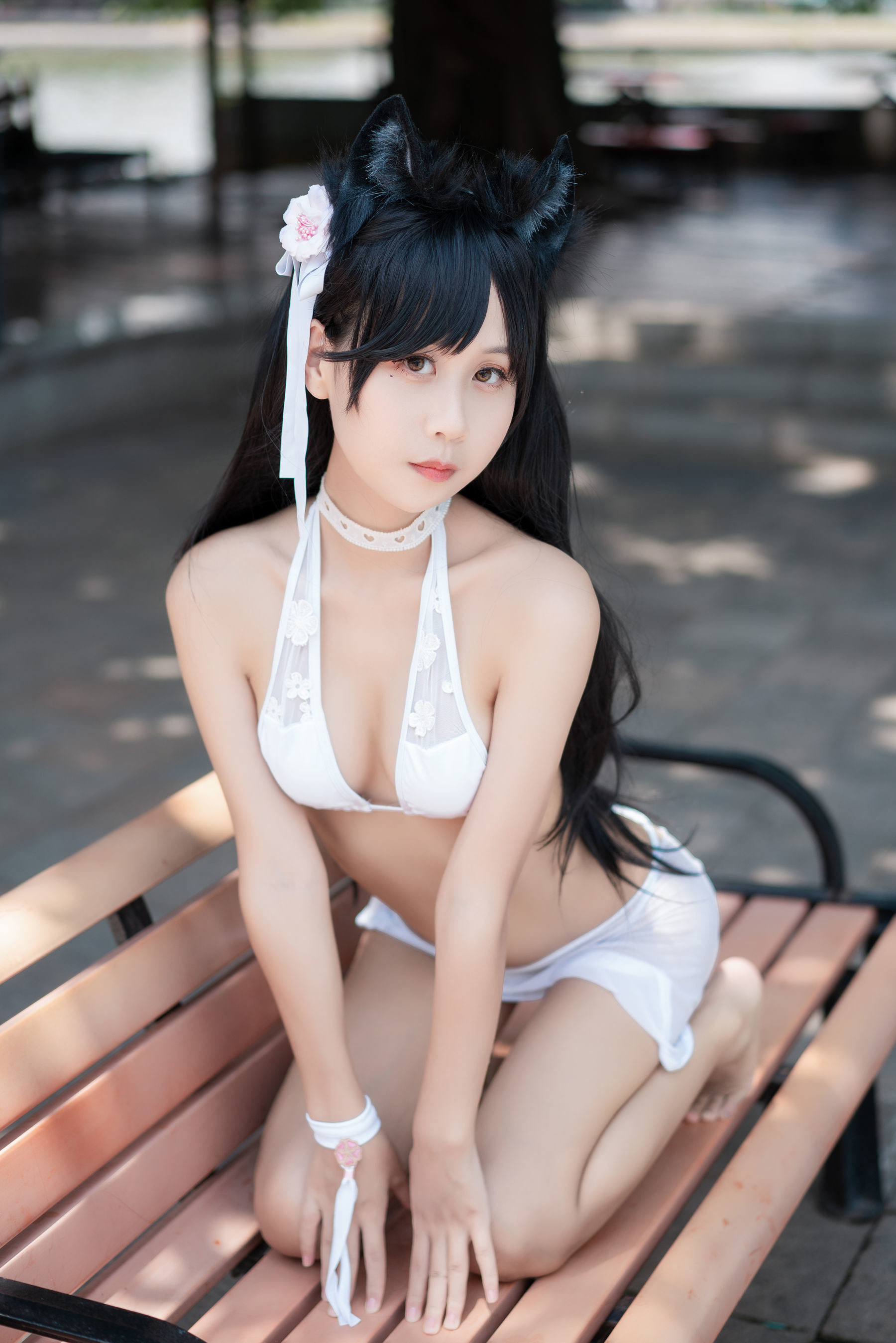 COS Welfare] Sunny Beautiful Girl Meng Ya Er o0 - Atago Swimsuit