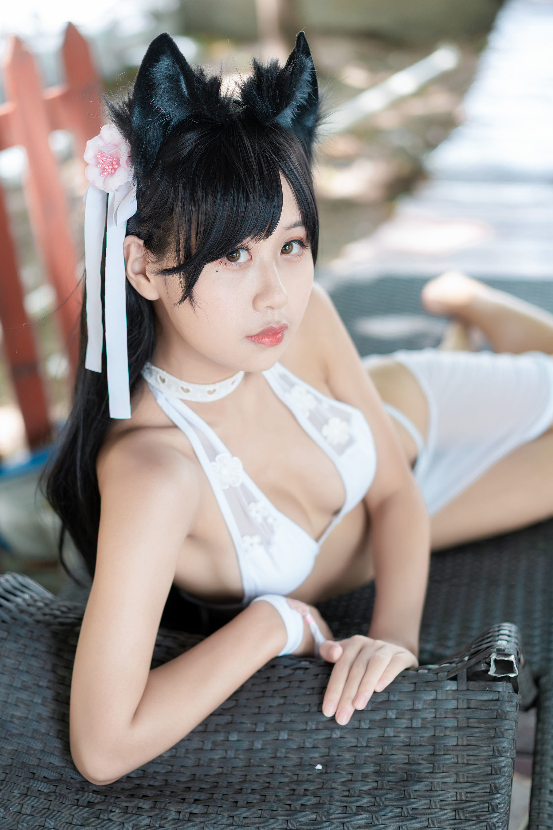COS Welfare] Sunny Beautiful Girl Meng Ya Er o0 - Atago Swimsuit